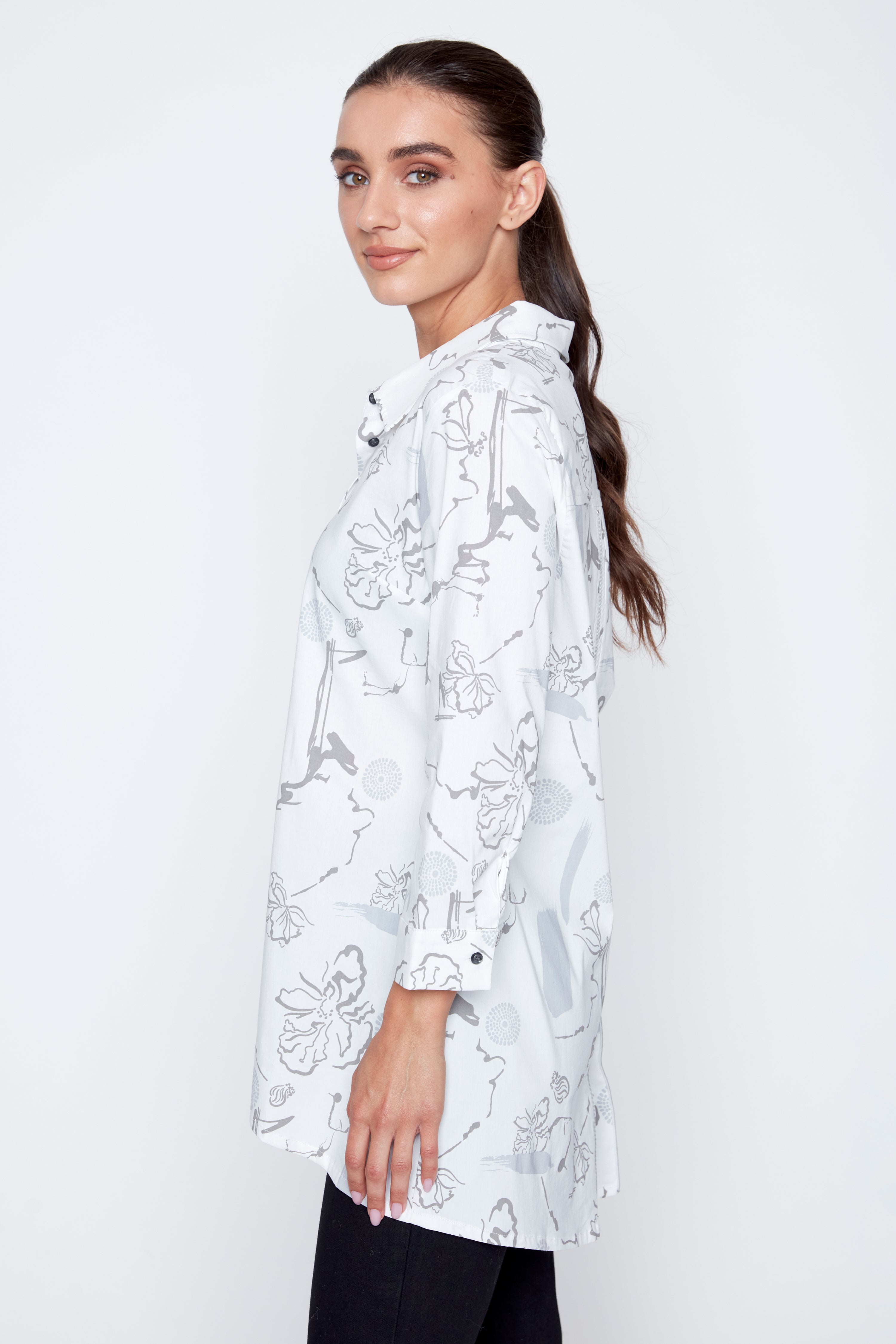 La tunique chemise imprimée