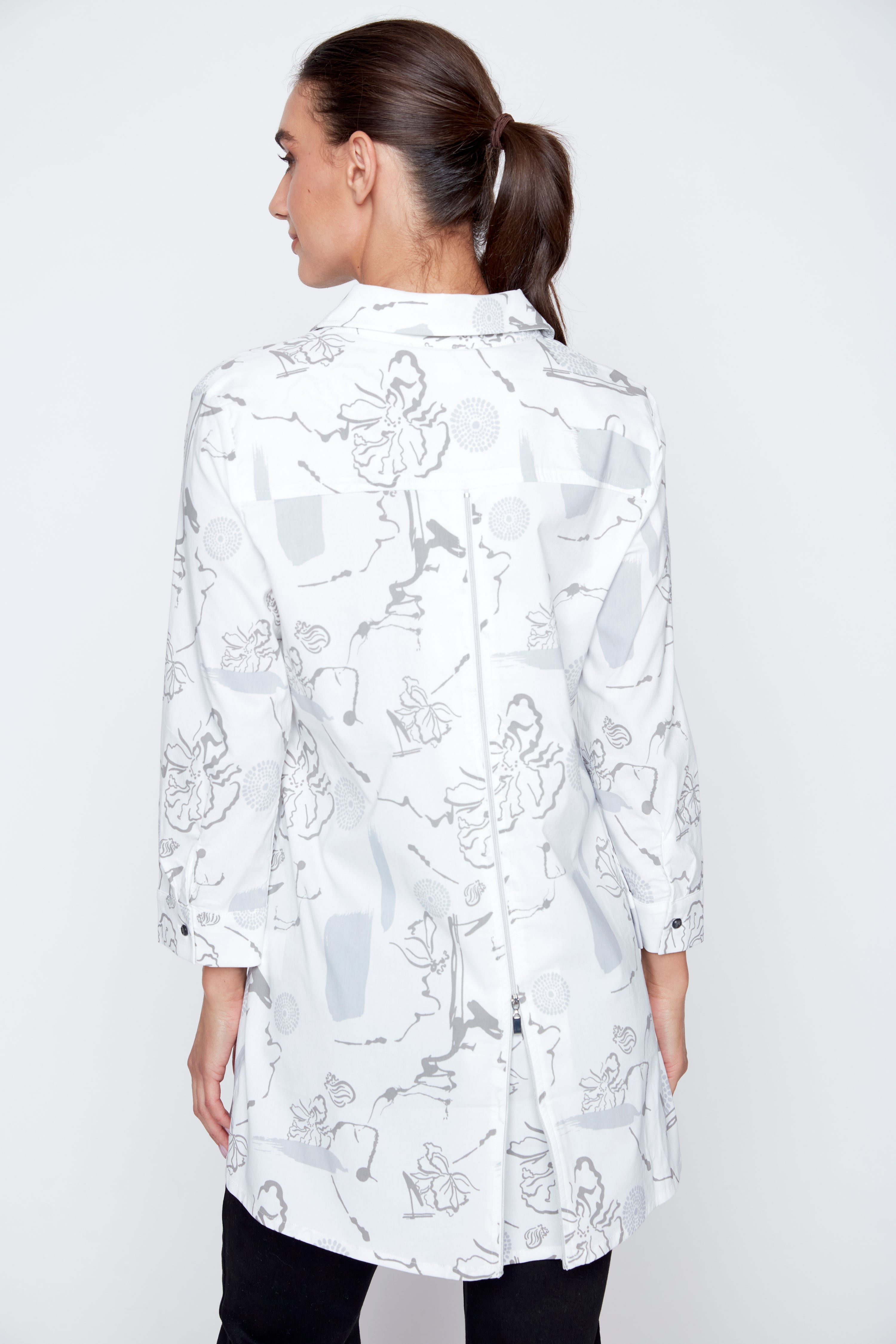 La tunique chemise imprimée