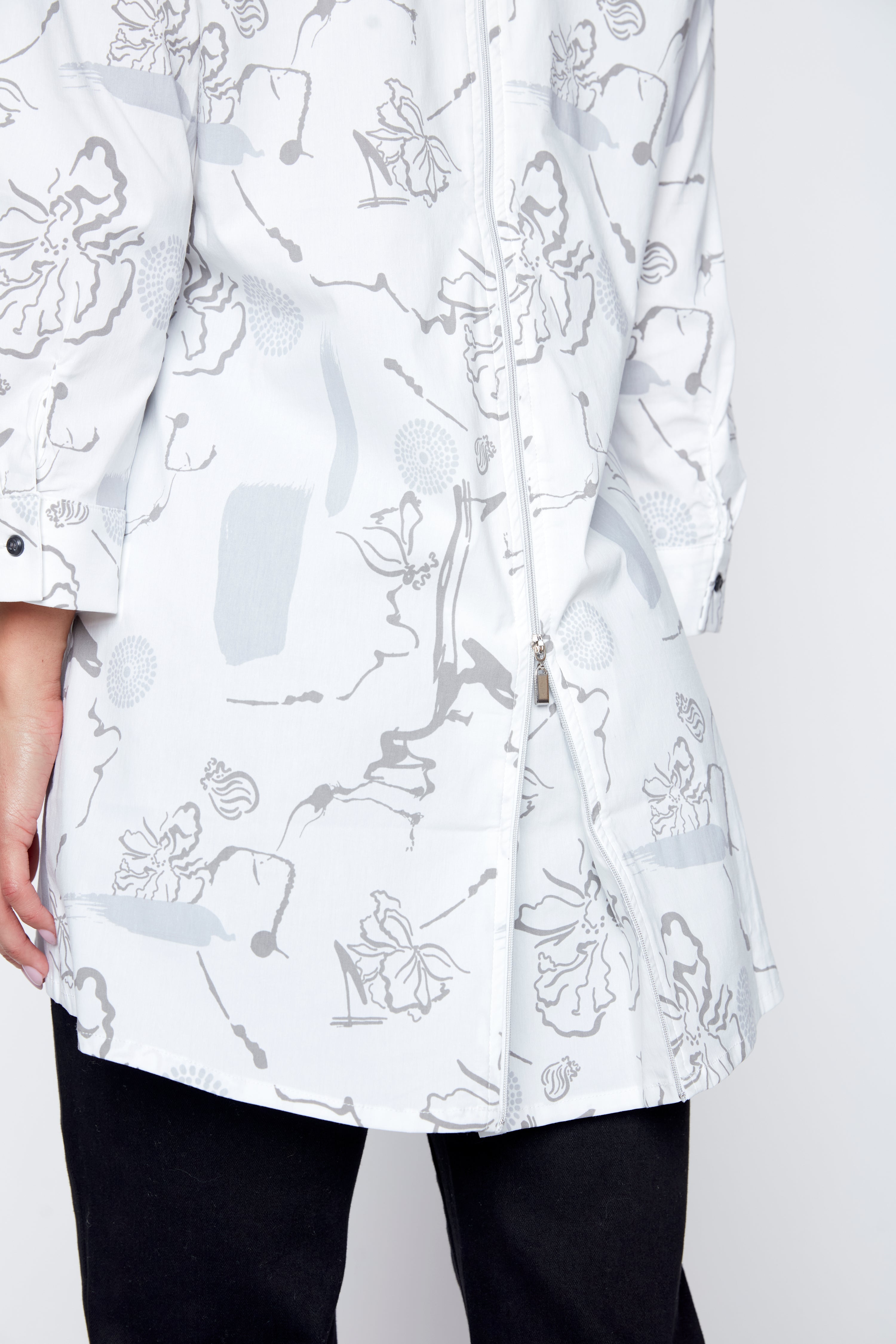 La tunique chemise imprimée
