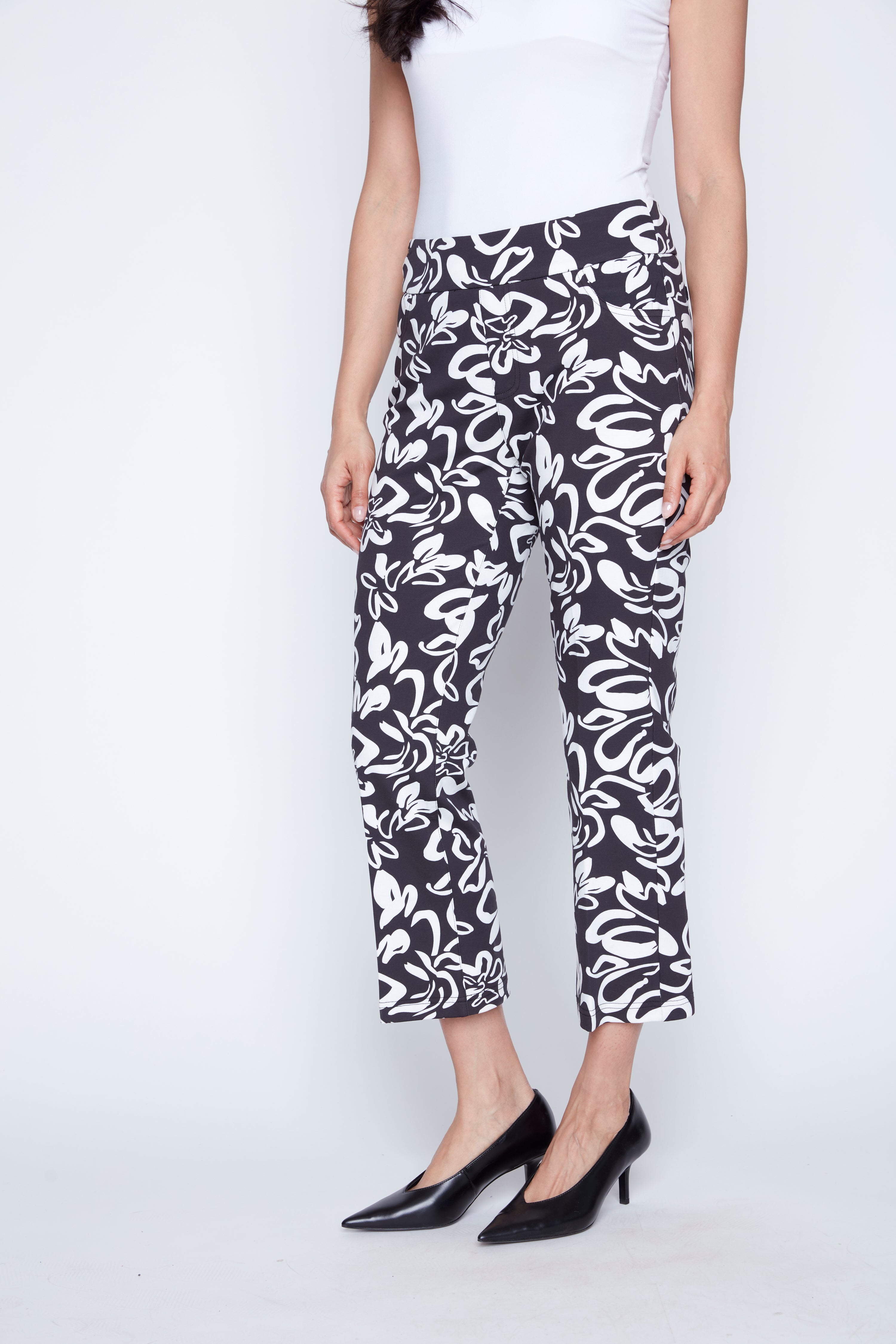 Campinella floral knit pant