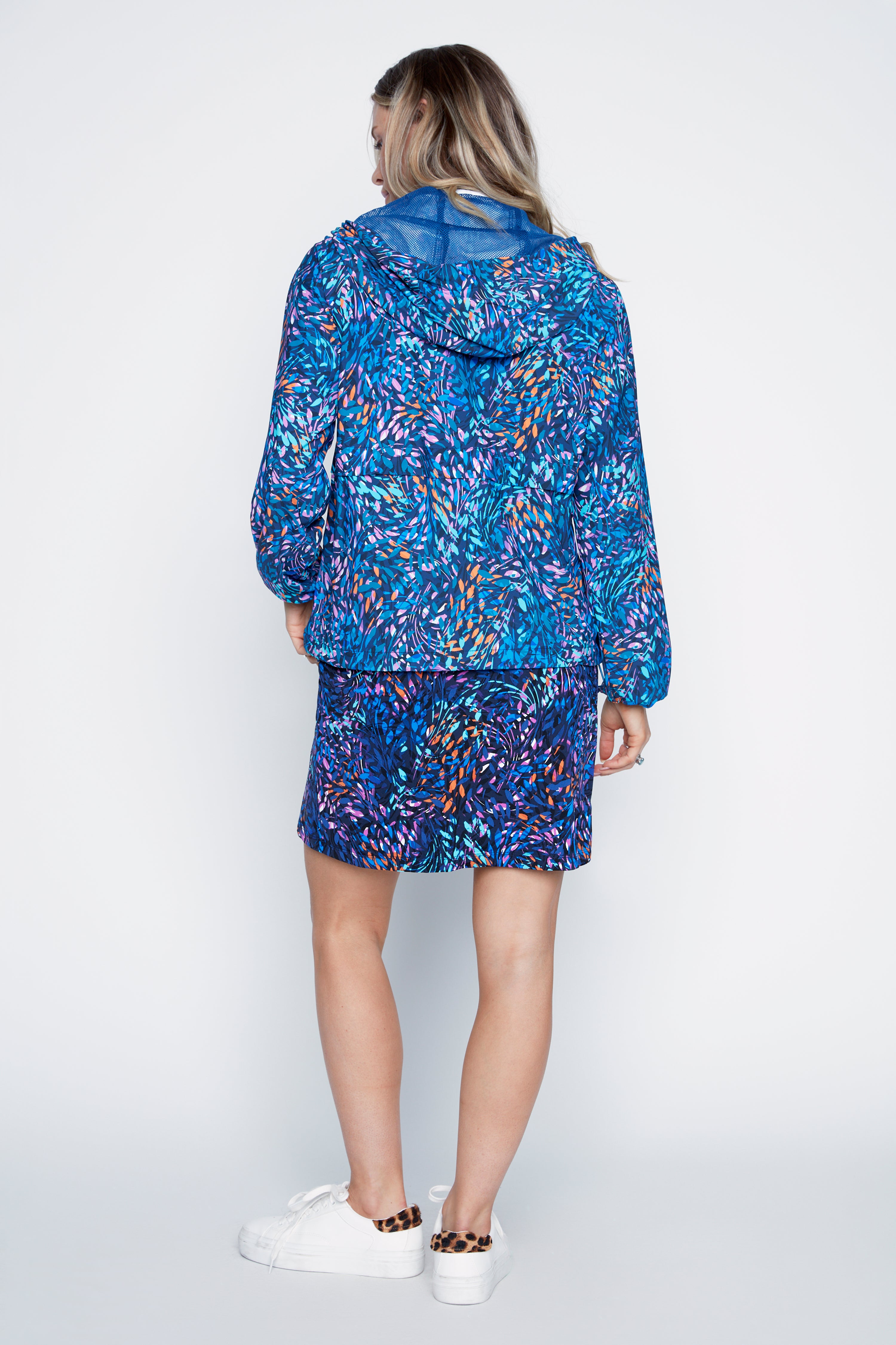 Printed nylon jacket
