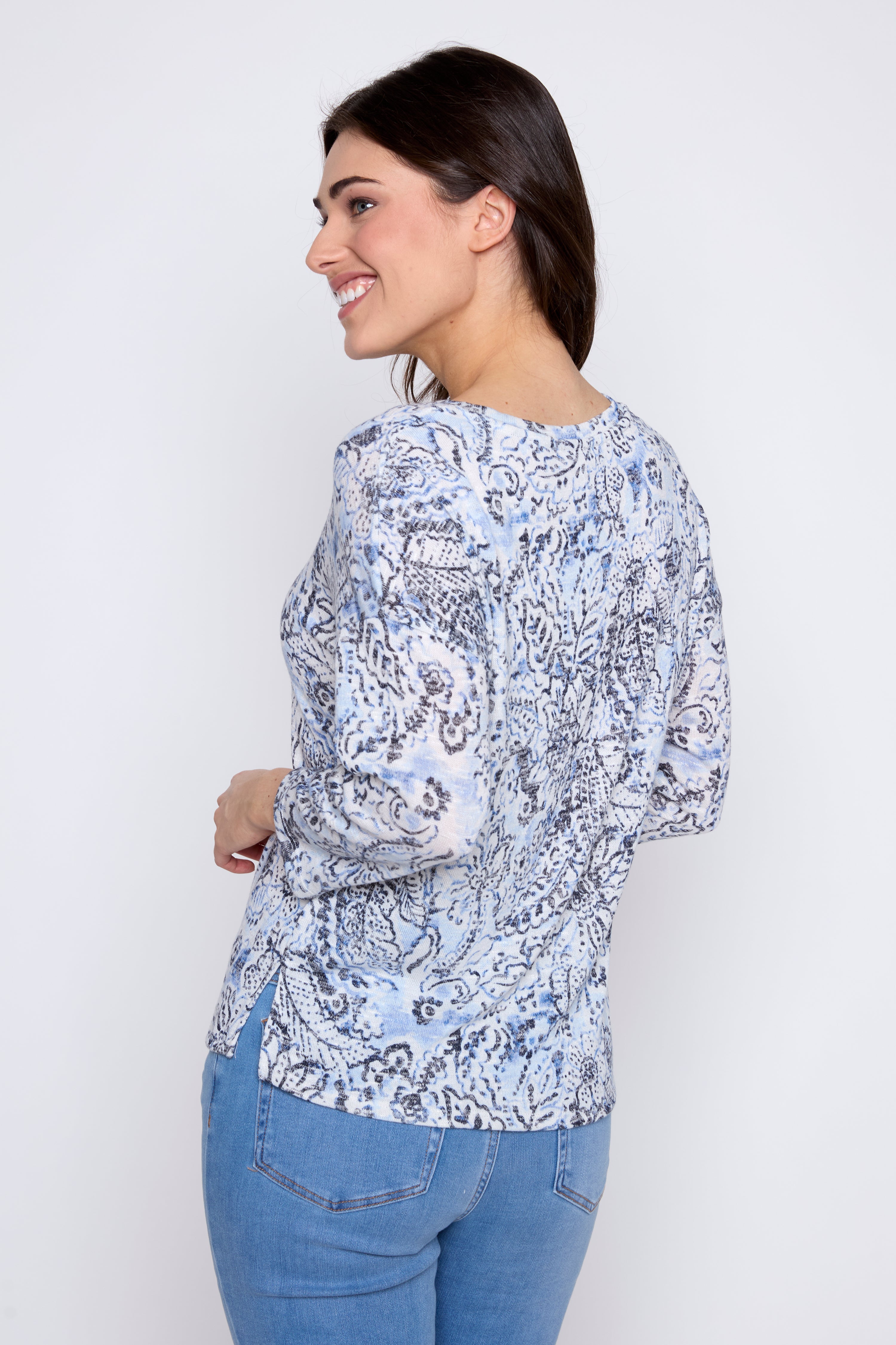 Floral bouquet top