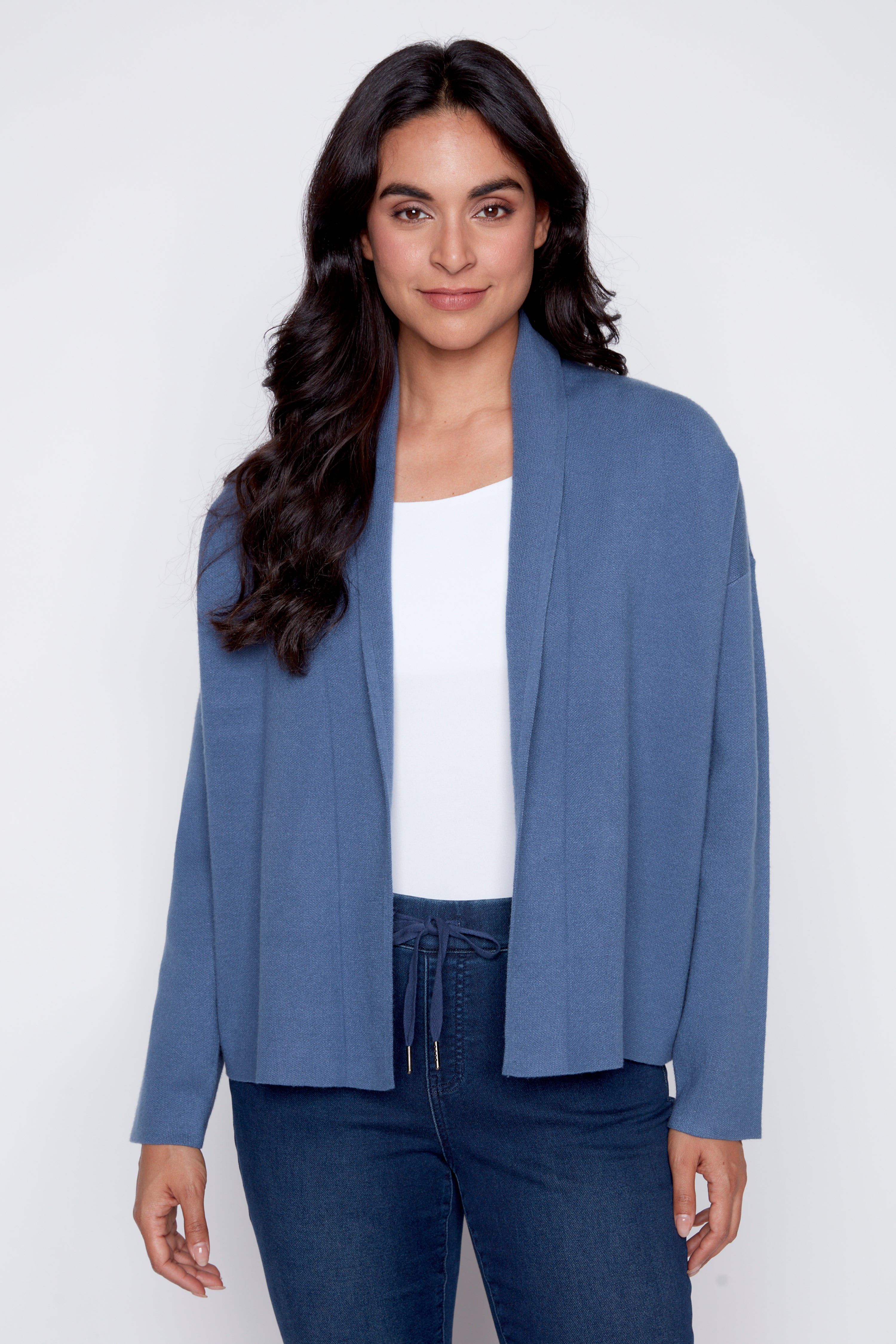 Double knit coatigan