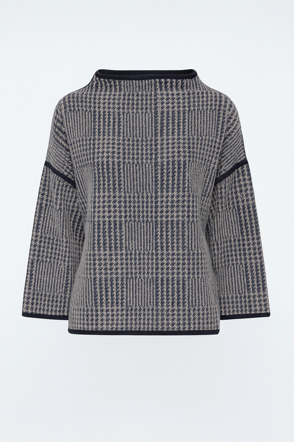 Le pull jacquard à cils