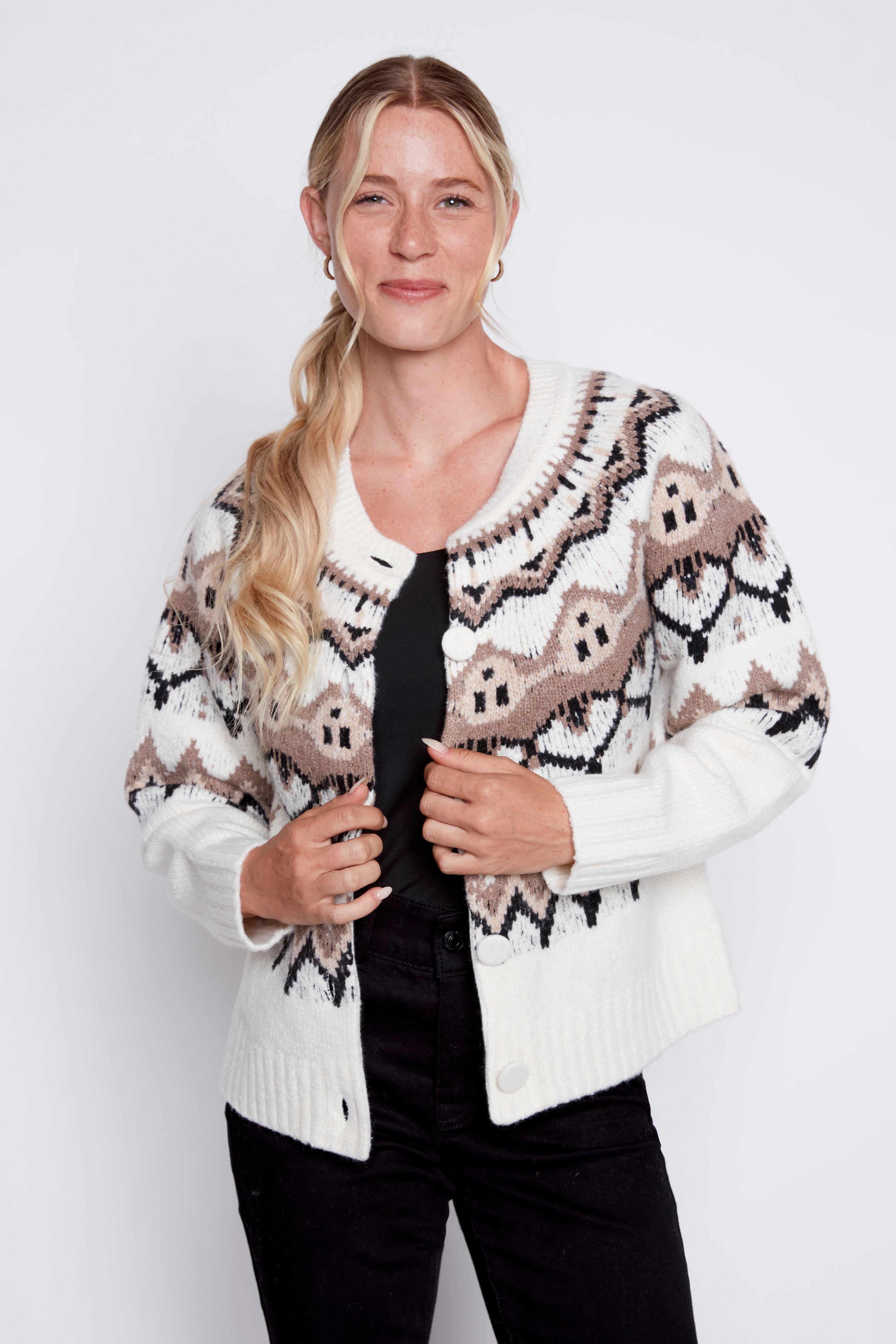 Fair isle cardigan