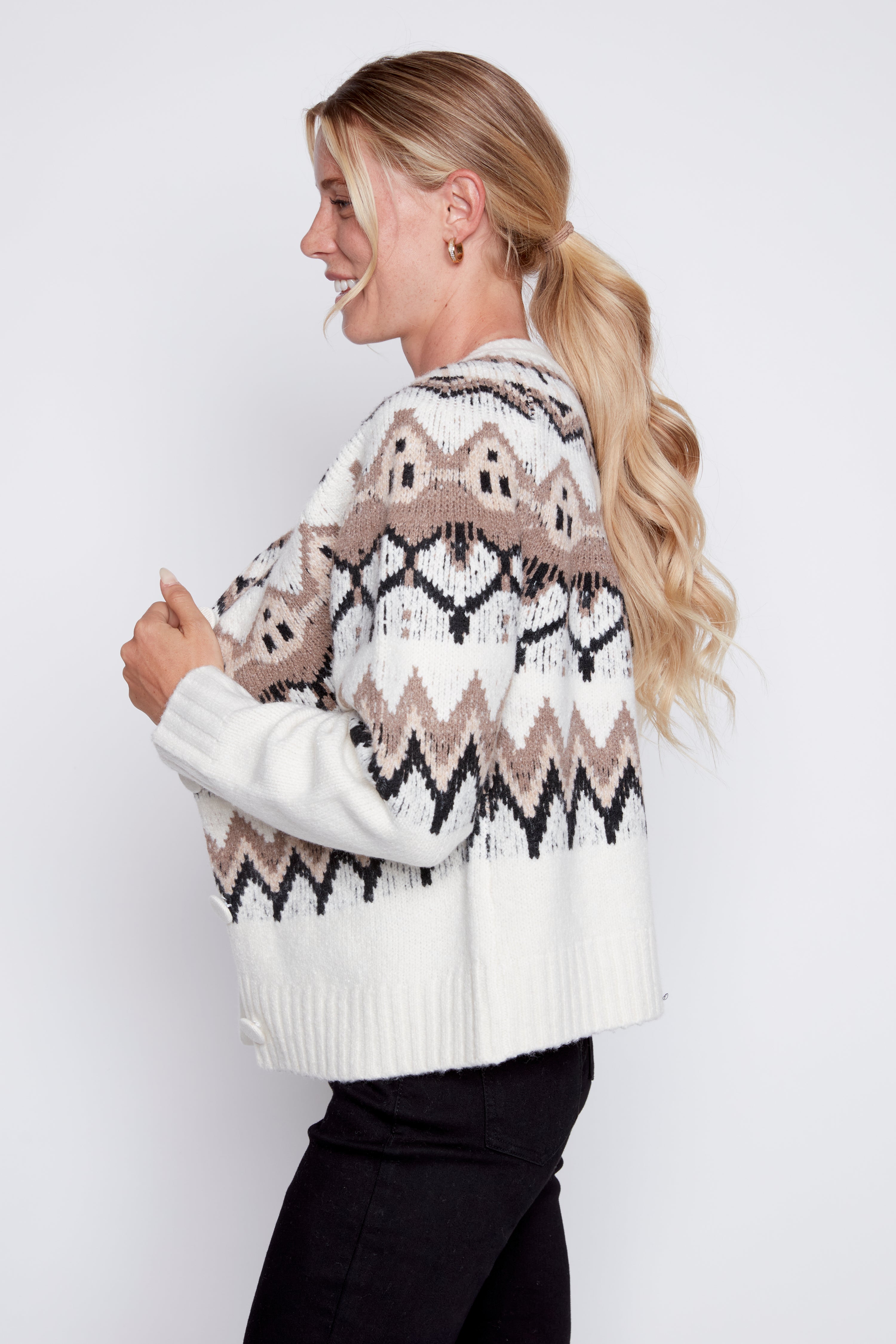 Fair isle cardigan