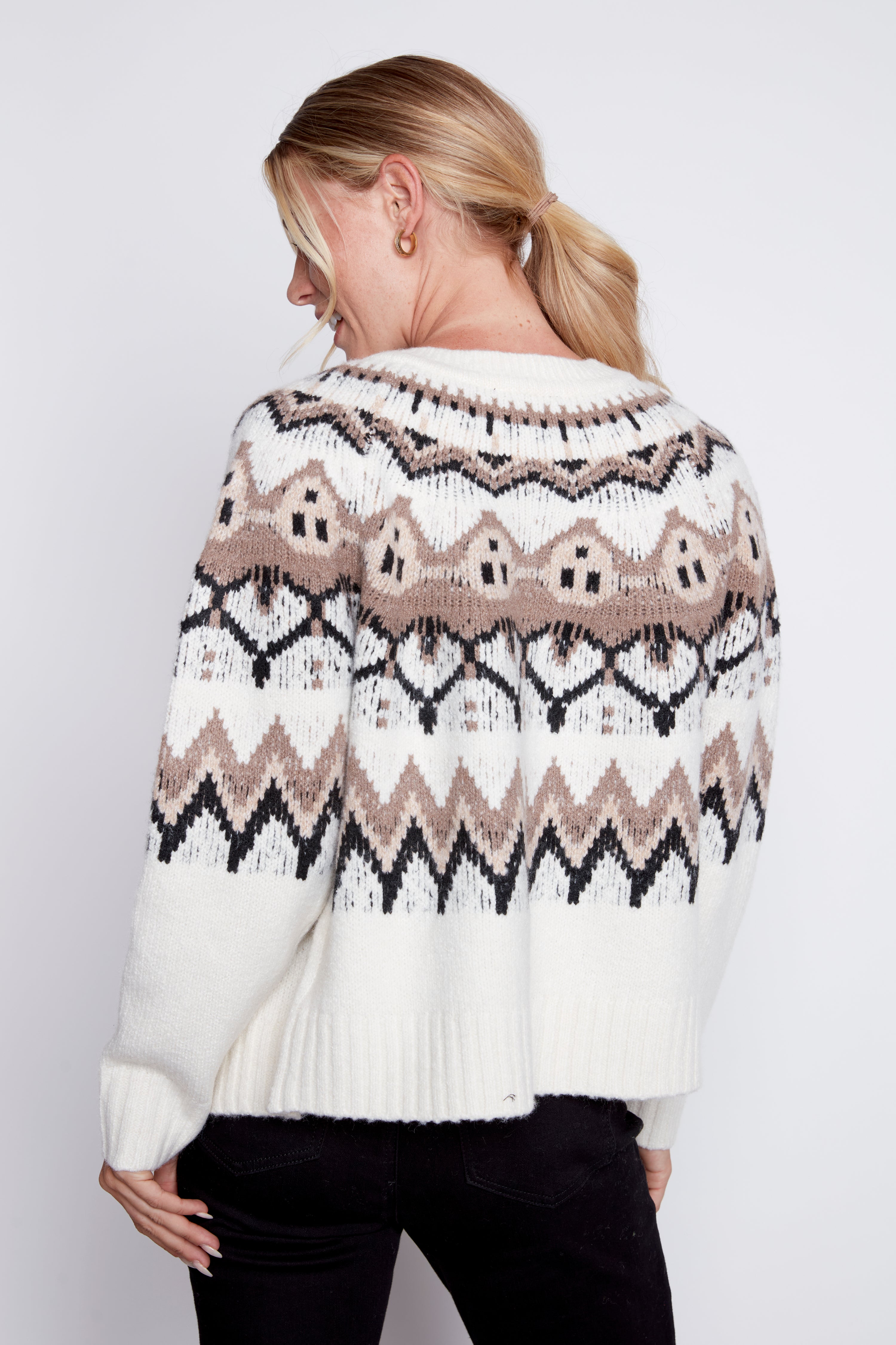 Fair isle cardigan