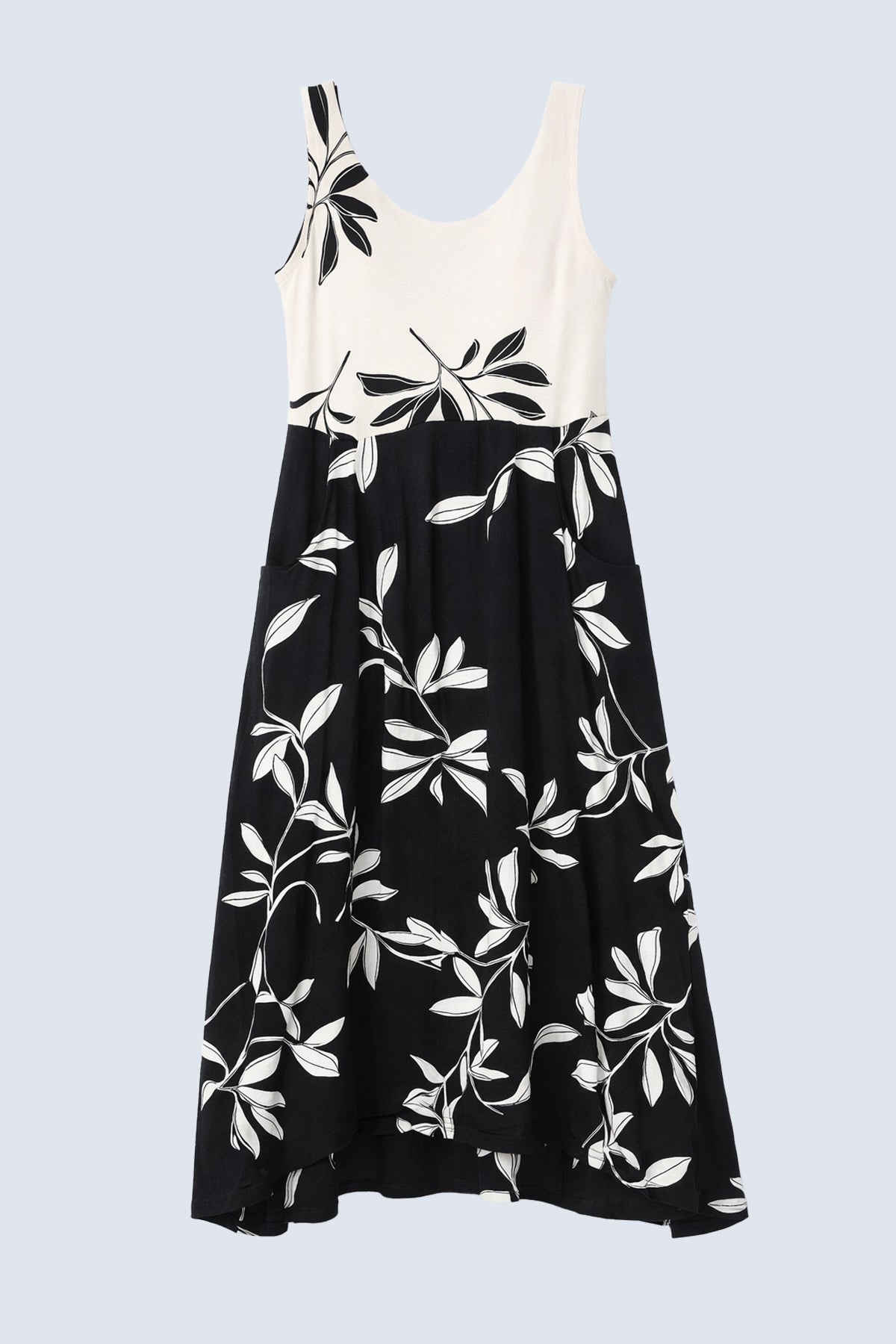 Printed jersey dress