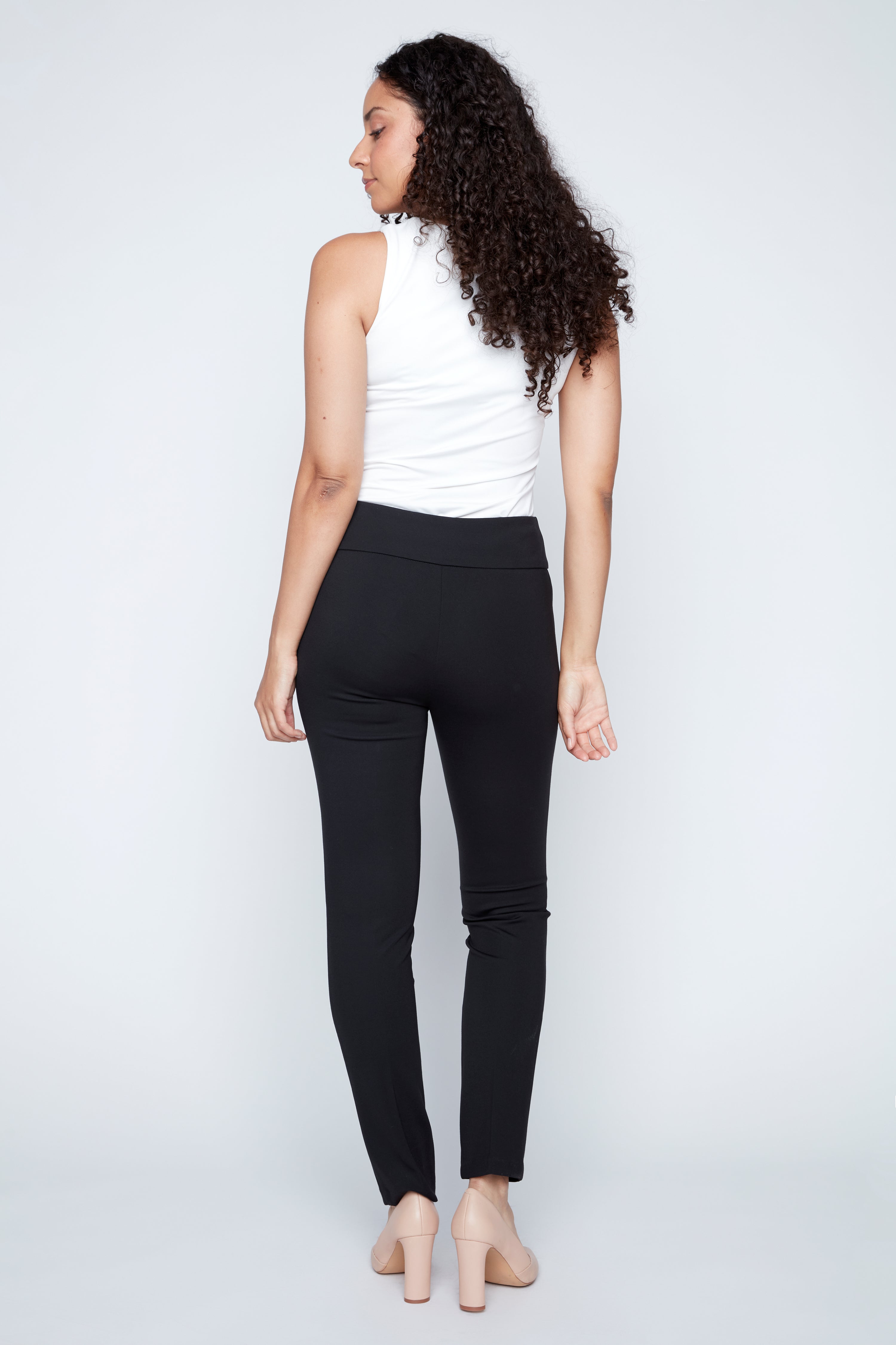 Slim leg ankle pant