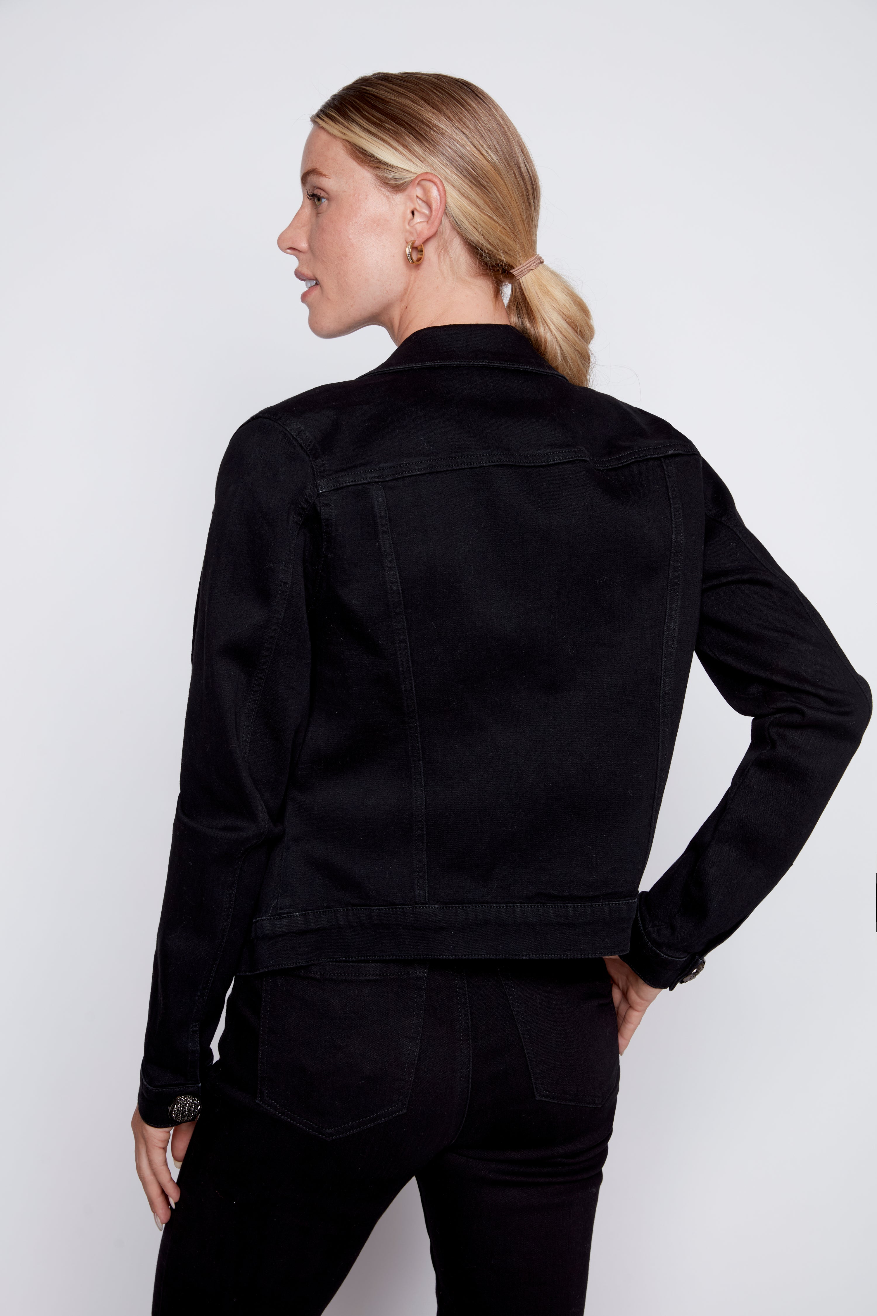 Big buttons jean jacket