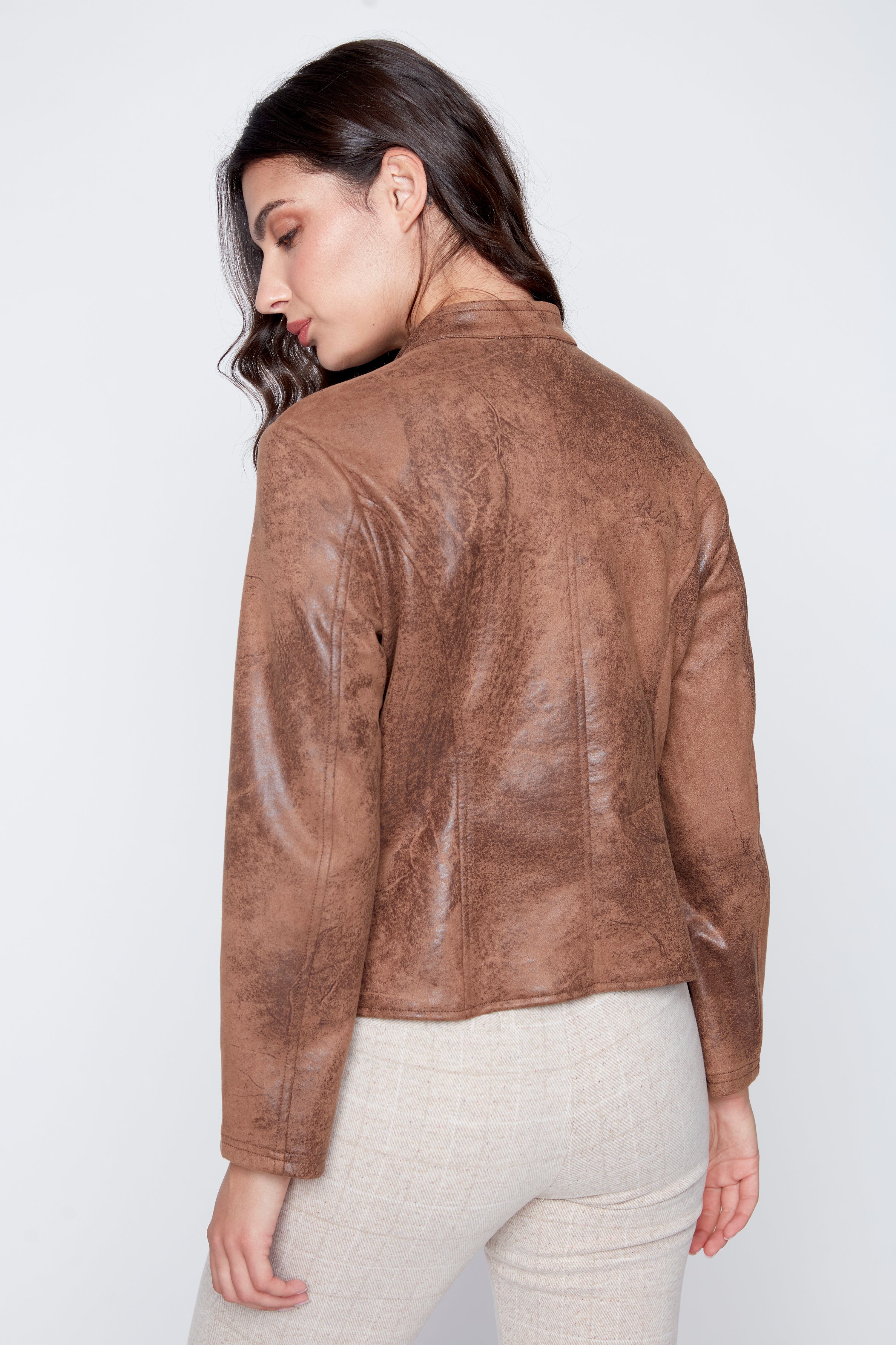 Suede admiral jacket