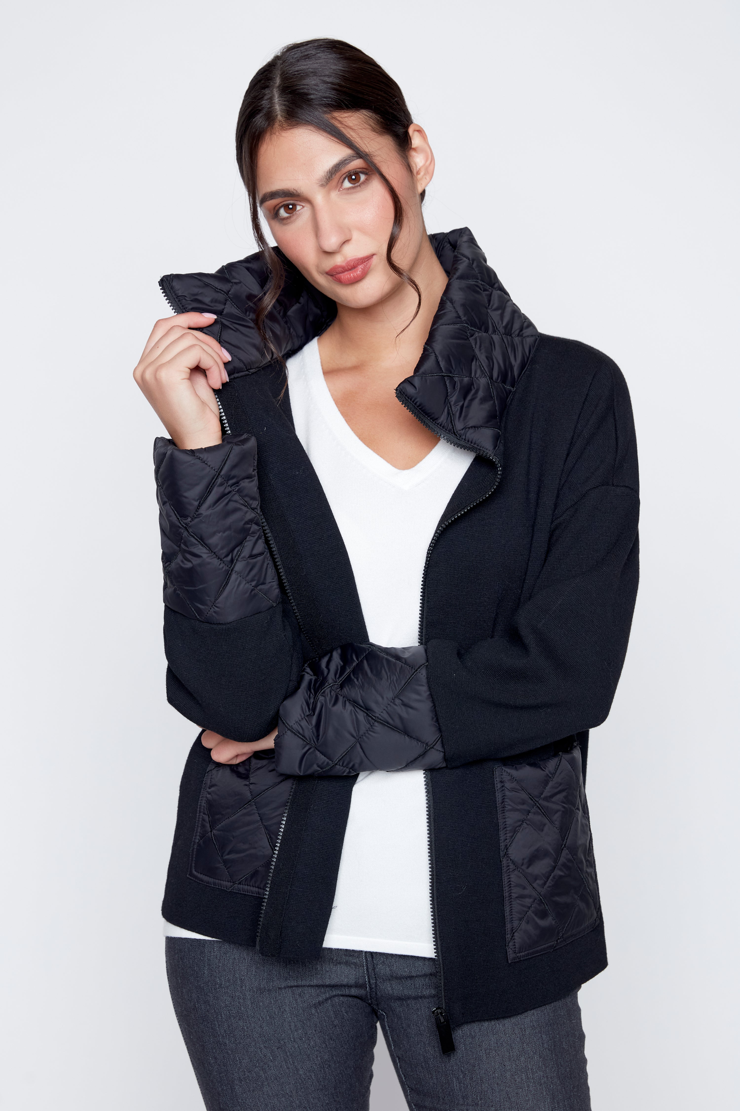 Mix media jacket