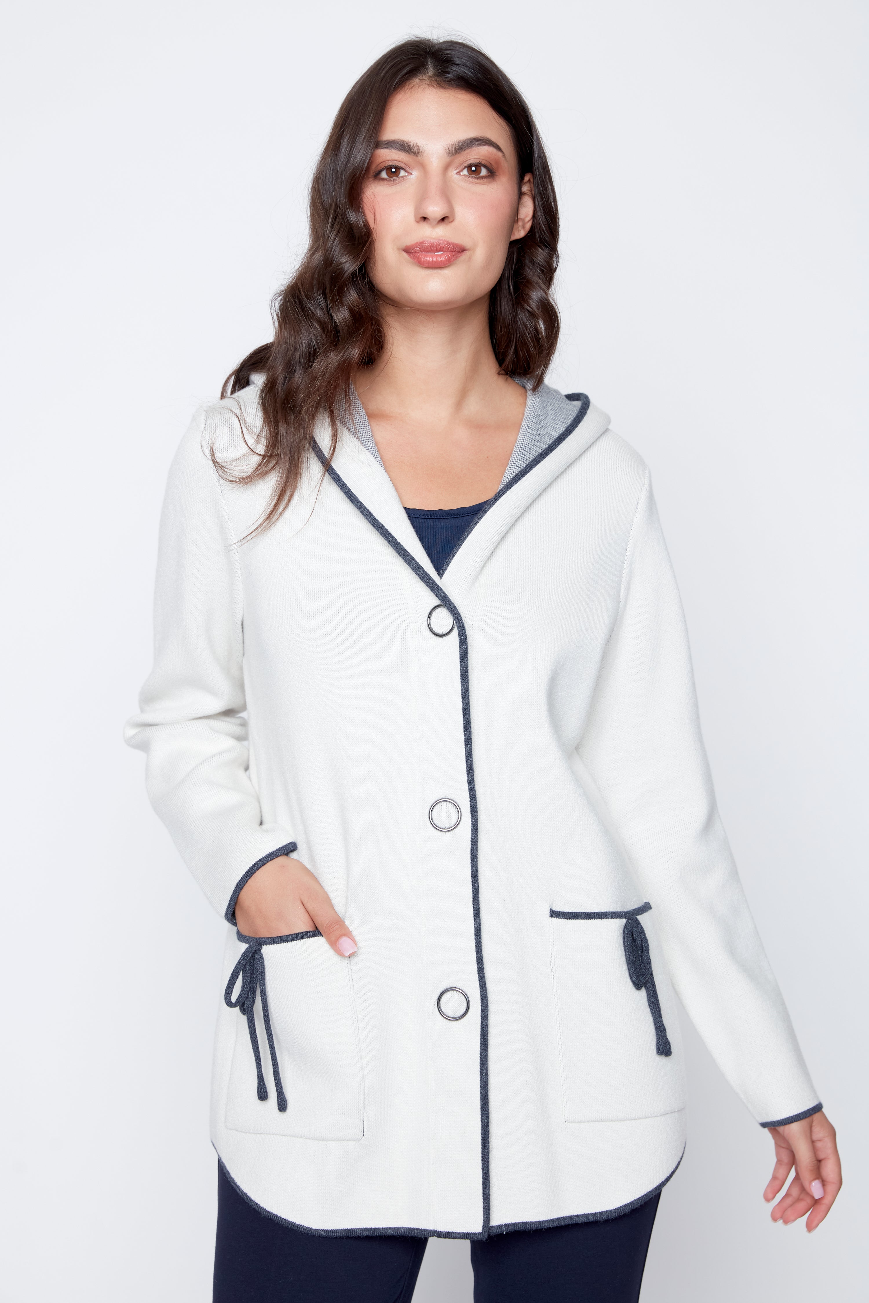 Criss cross detail cardigan