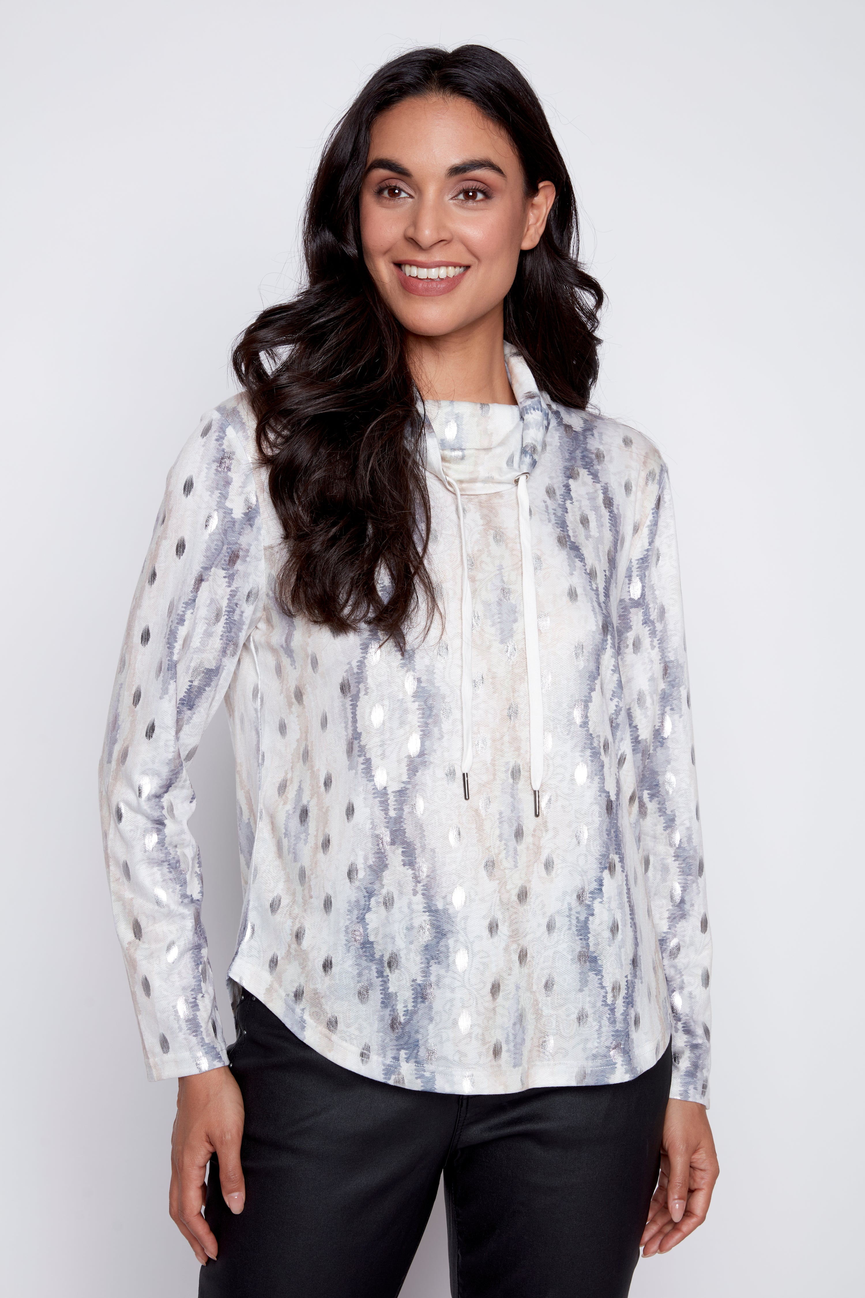 Foil detail printed top