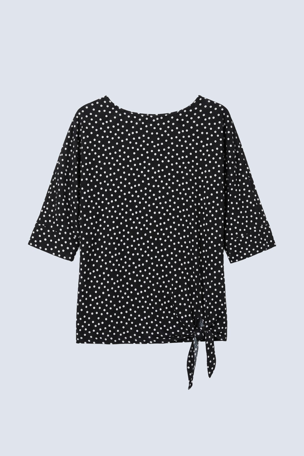 Dot print knot front top