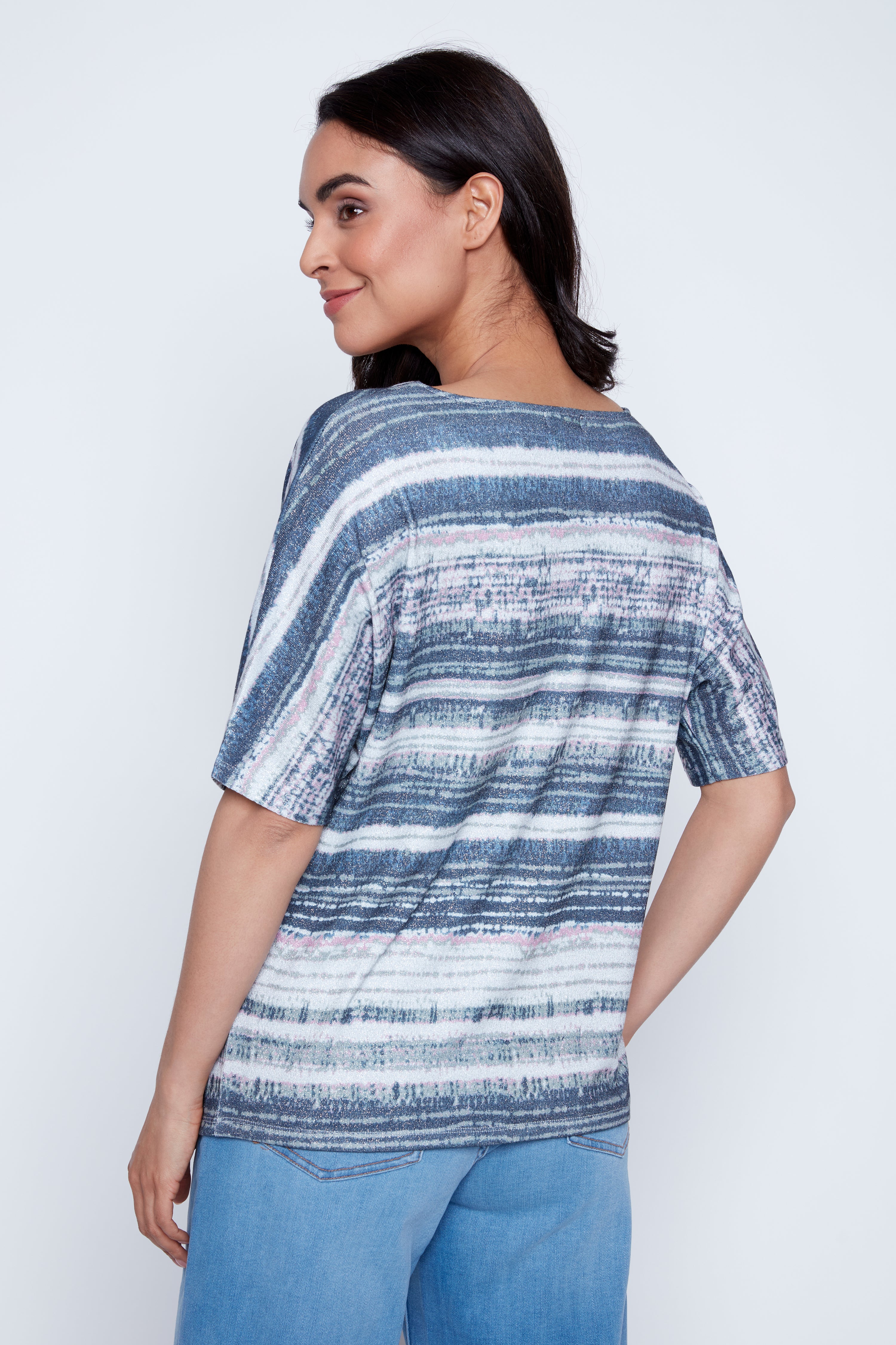 Lurex stripe top