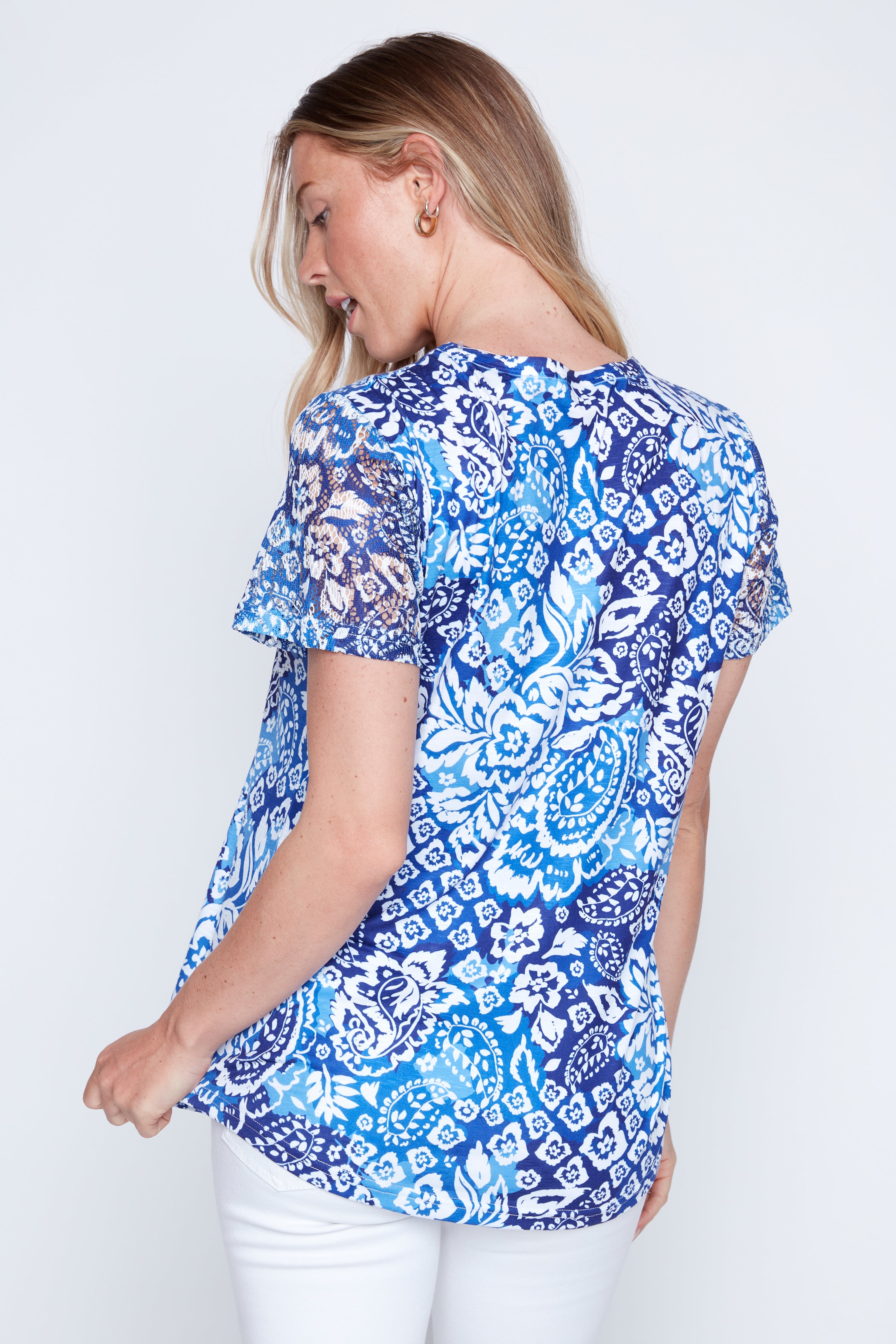 Paisley print t-shirt