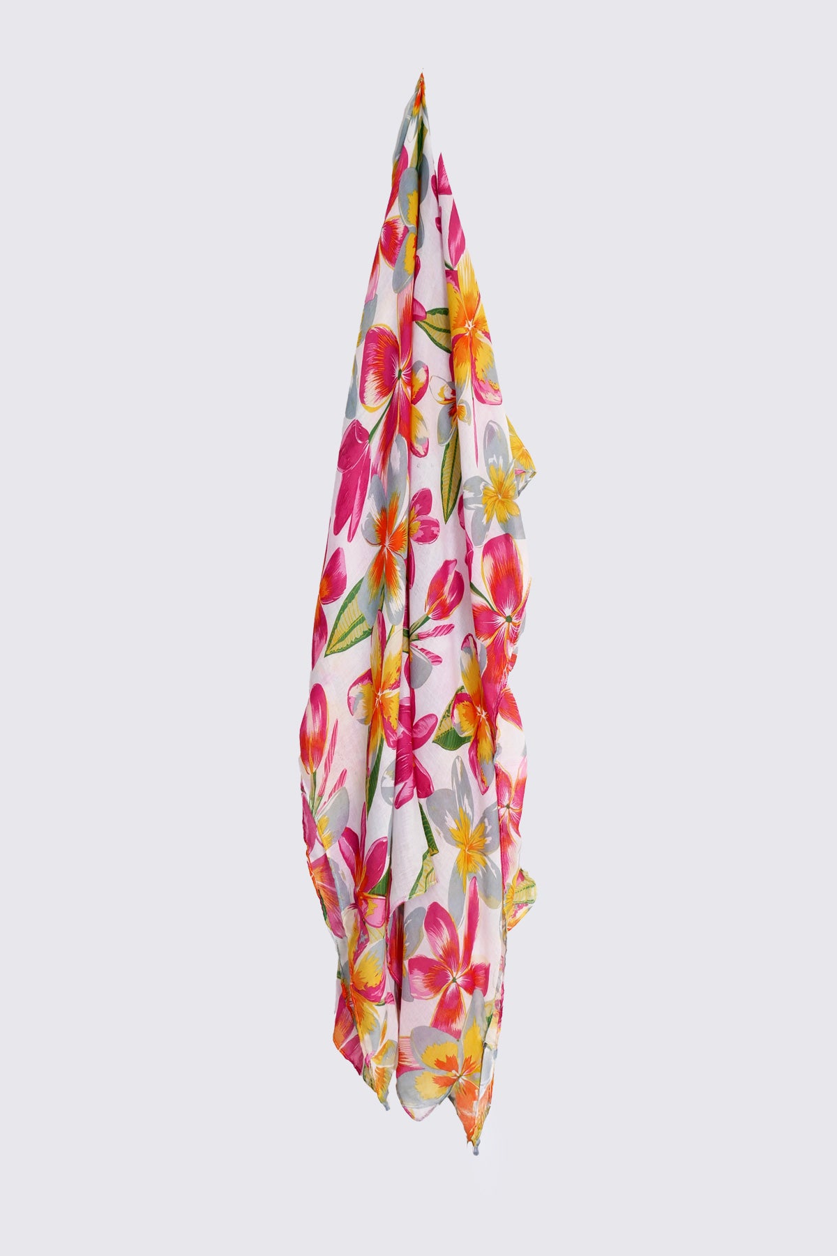 Le kimono à imprimé floral jaune