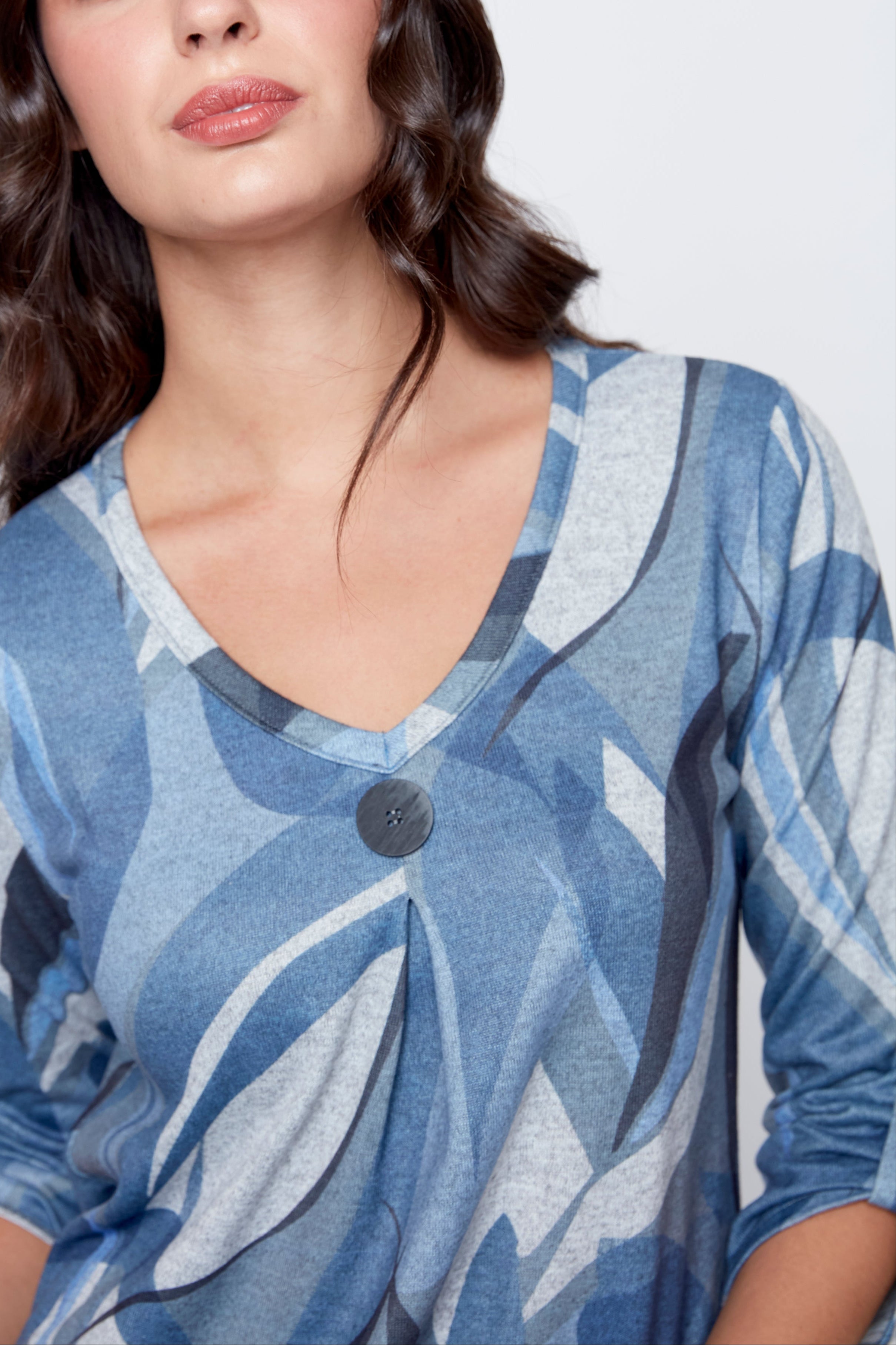 Tunique en tricot imprimé