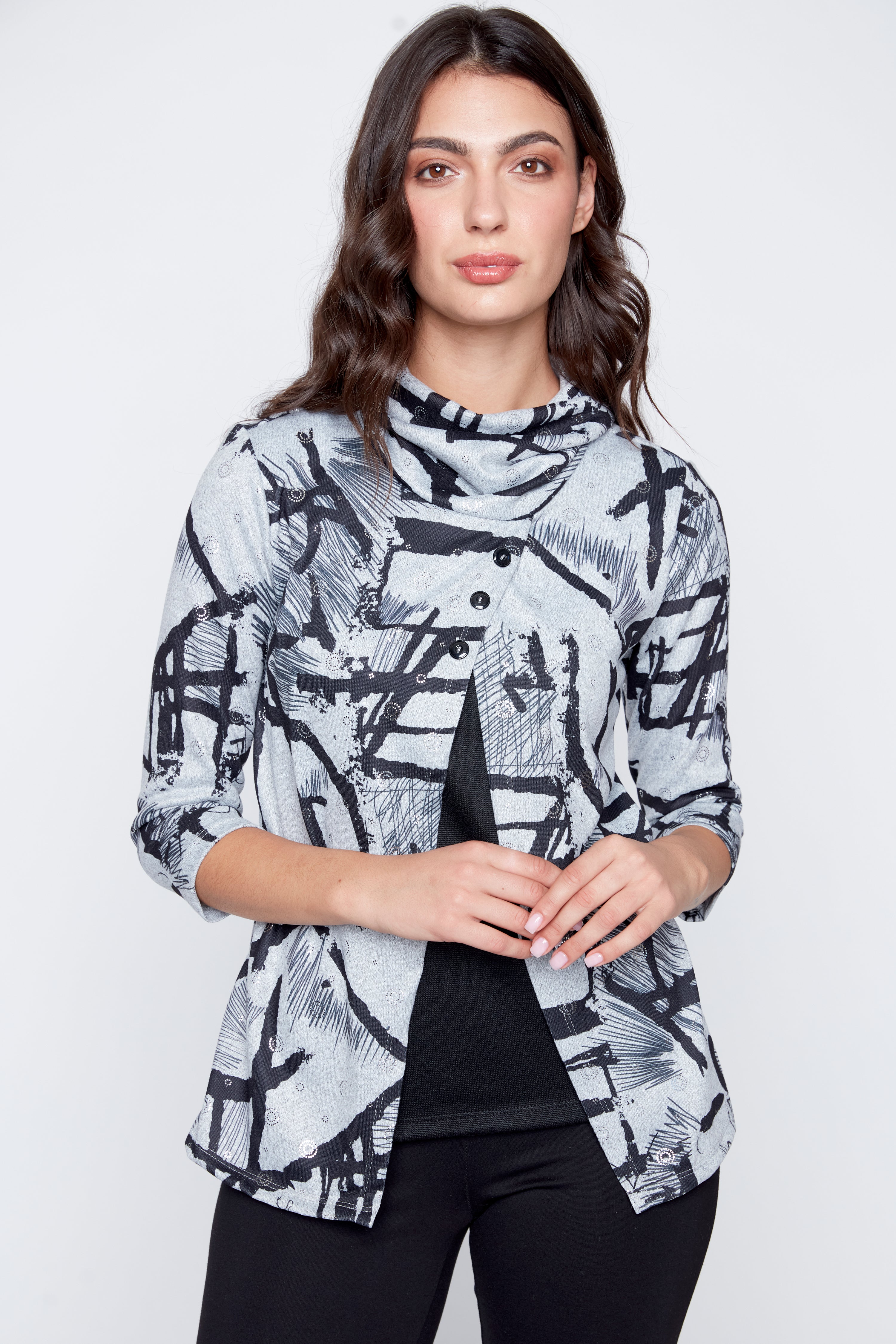 Le pull à col bénitier