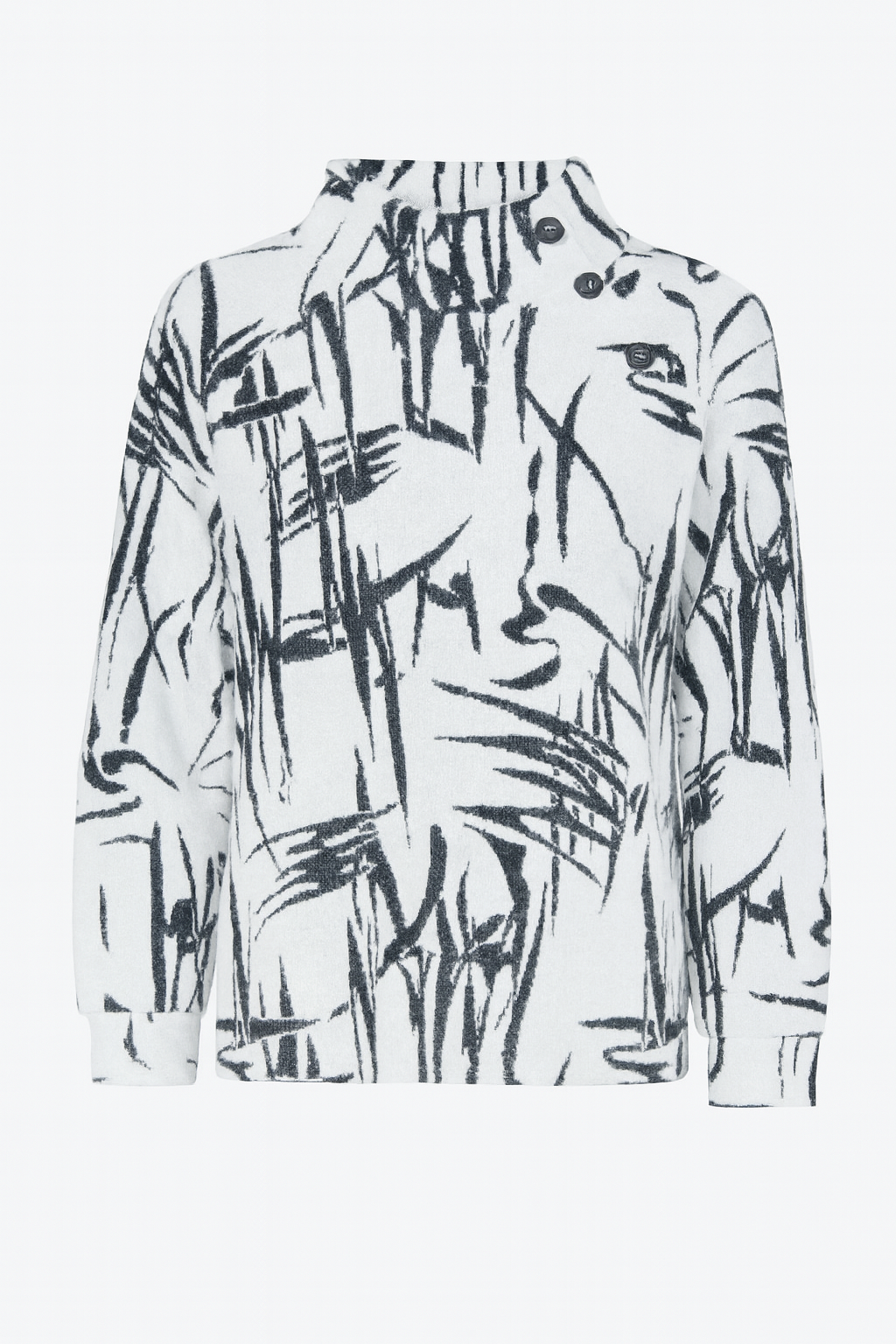 Eyelash top with button detail