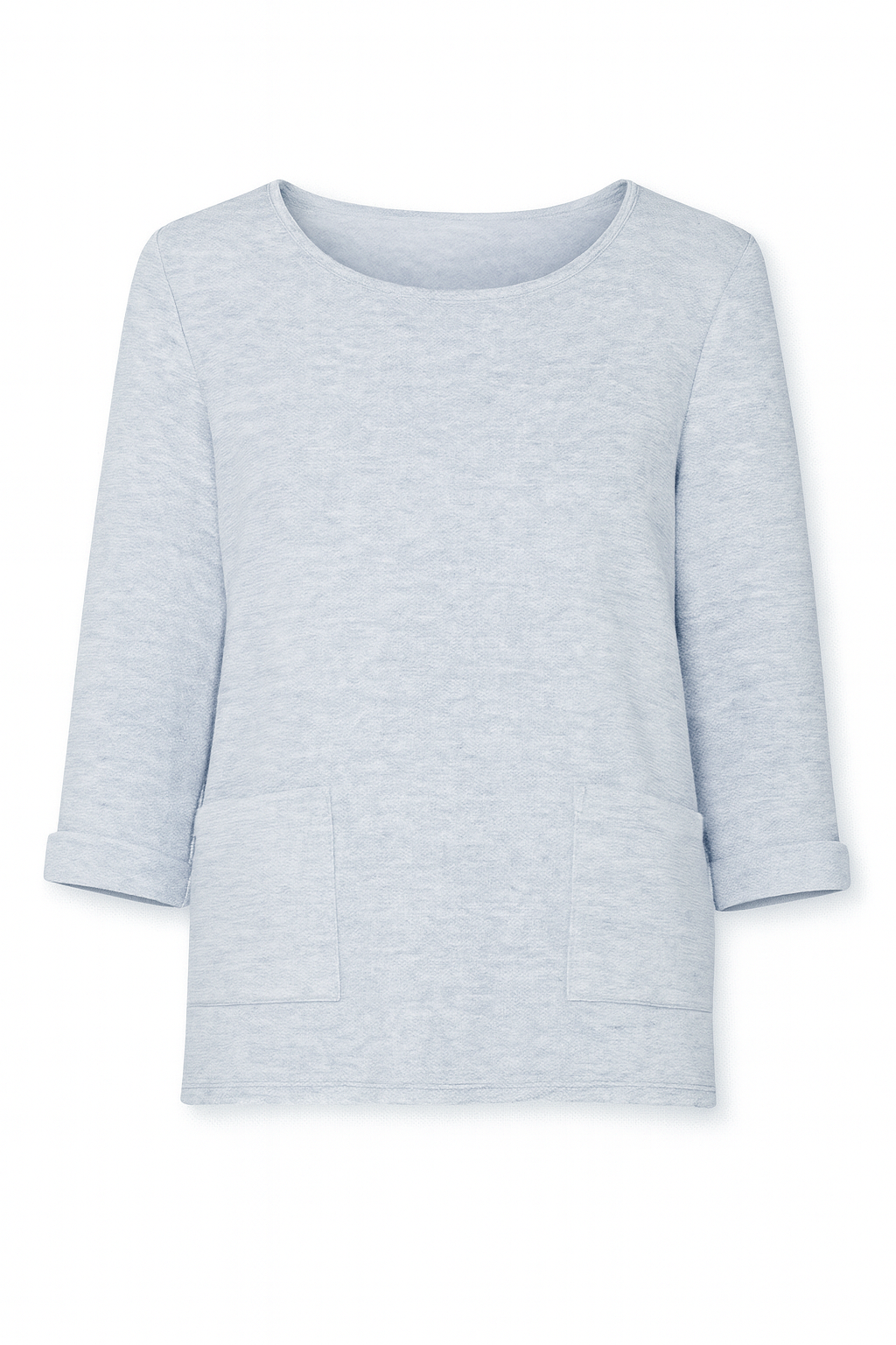 Crinkle rib knit tunic