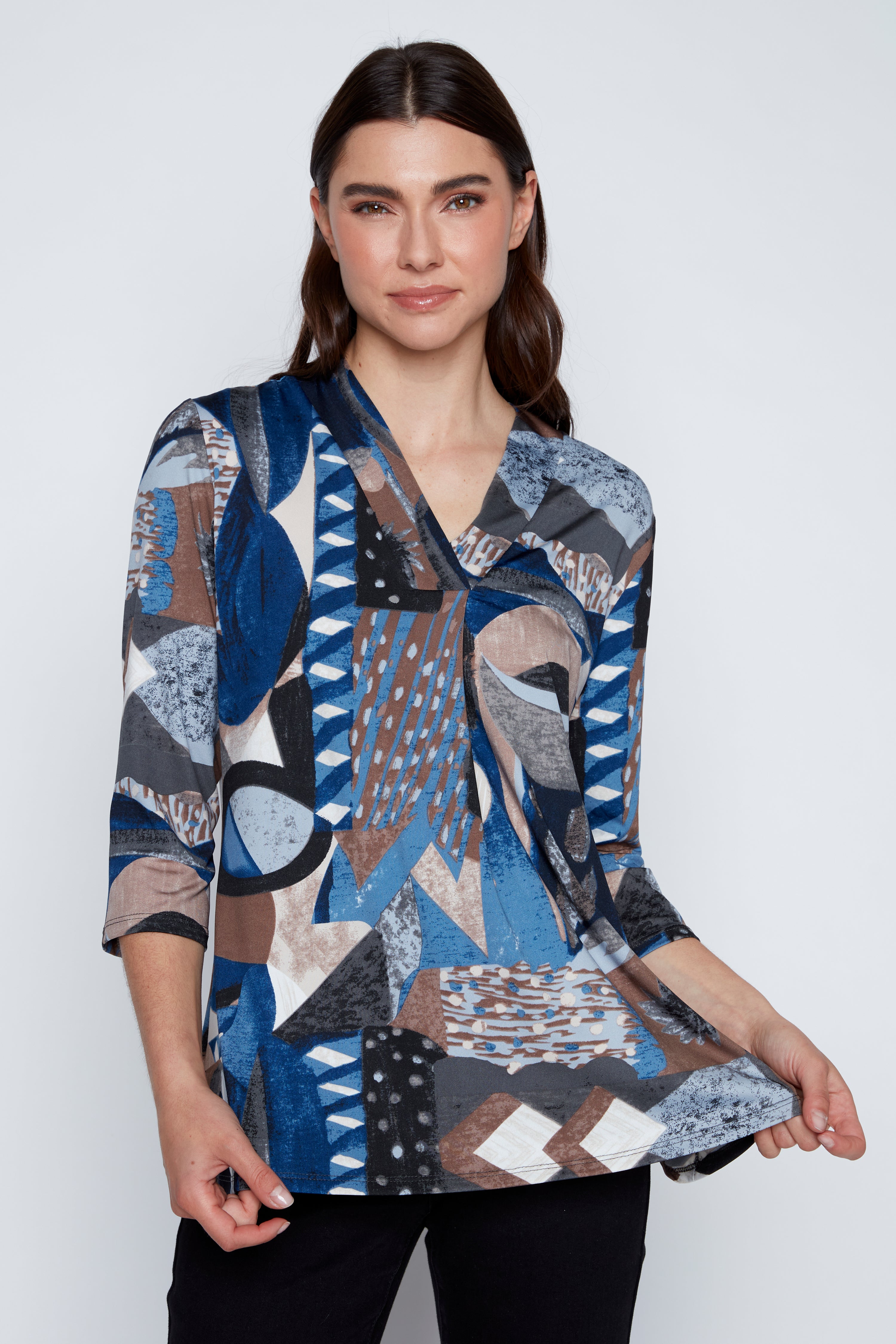 Mini floral knit top