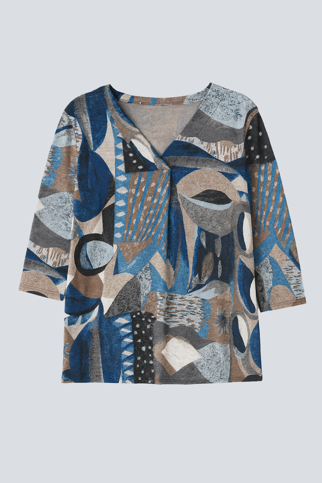 Abstract print top