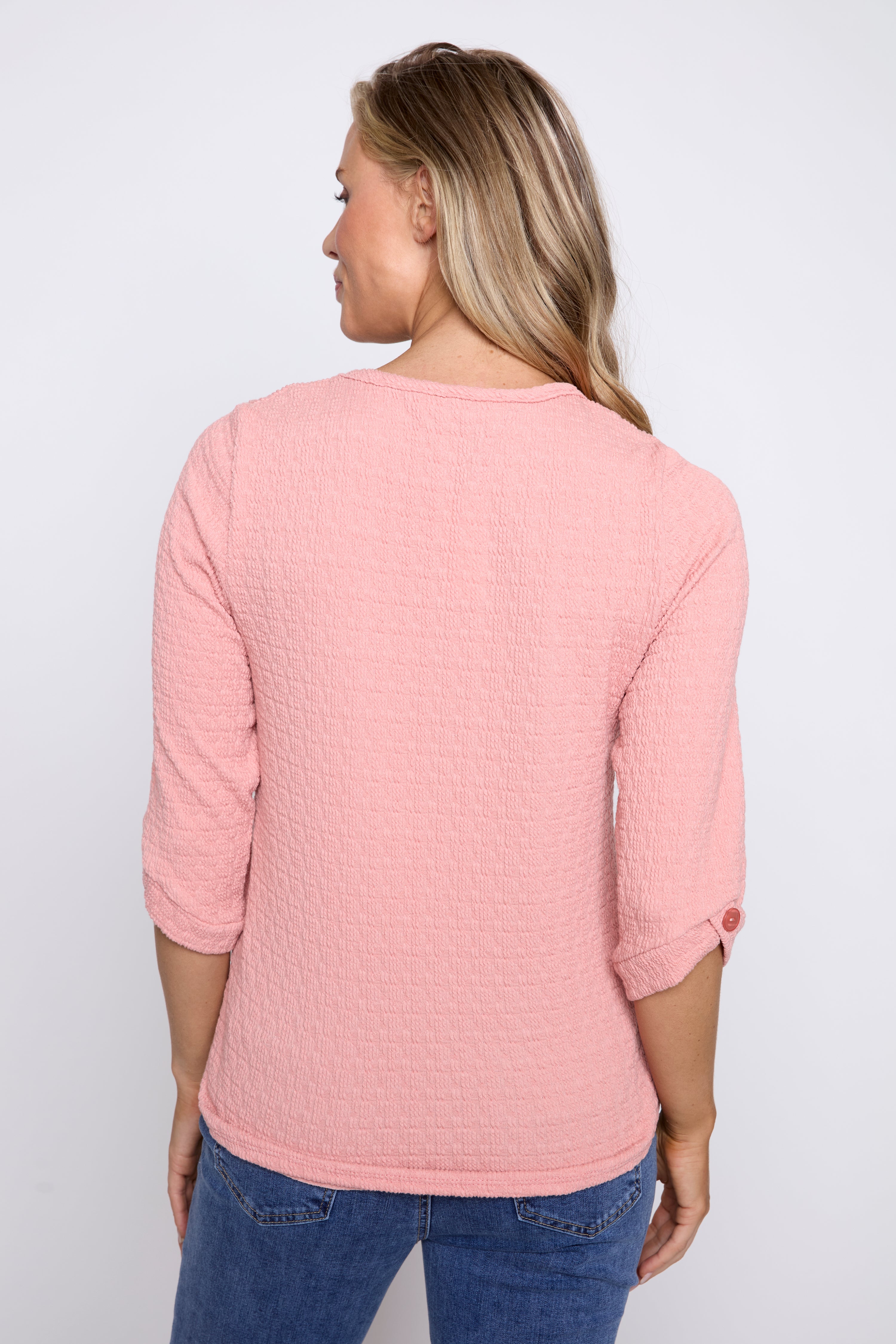 Textured cotton top