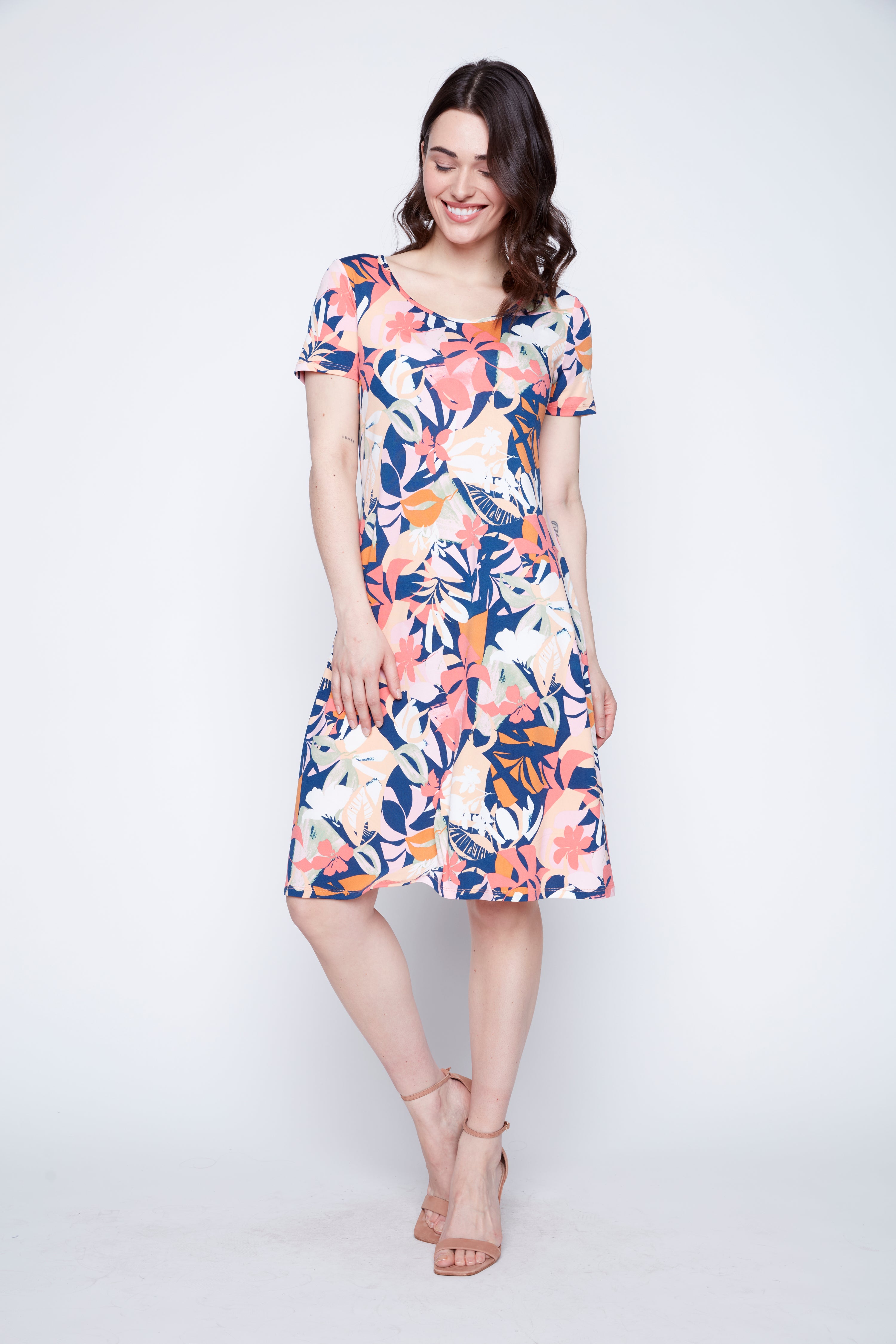 La robe soleil à imprimé floral