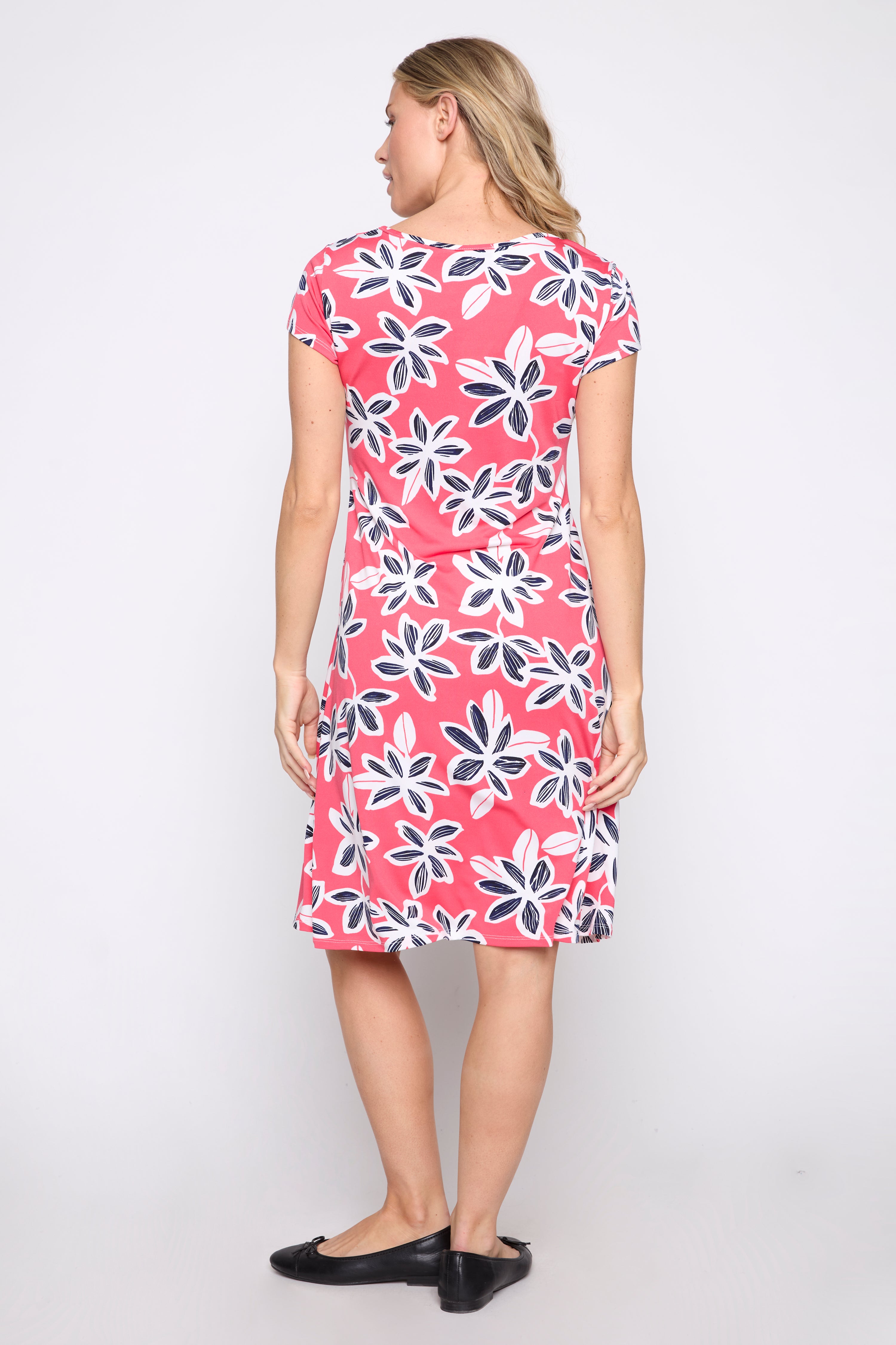 Floral print A-line dress