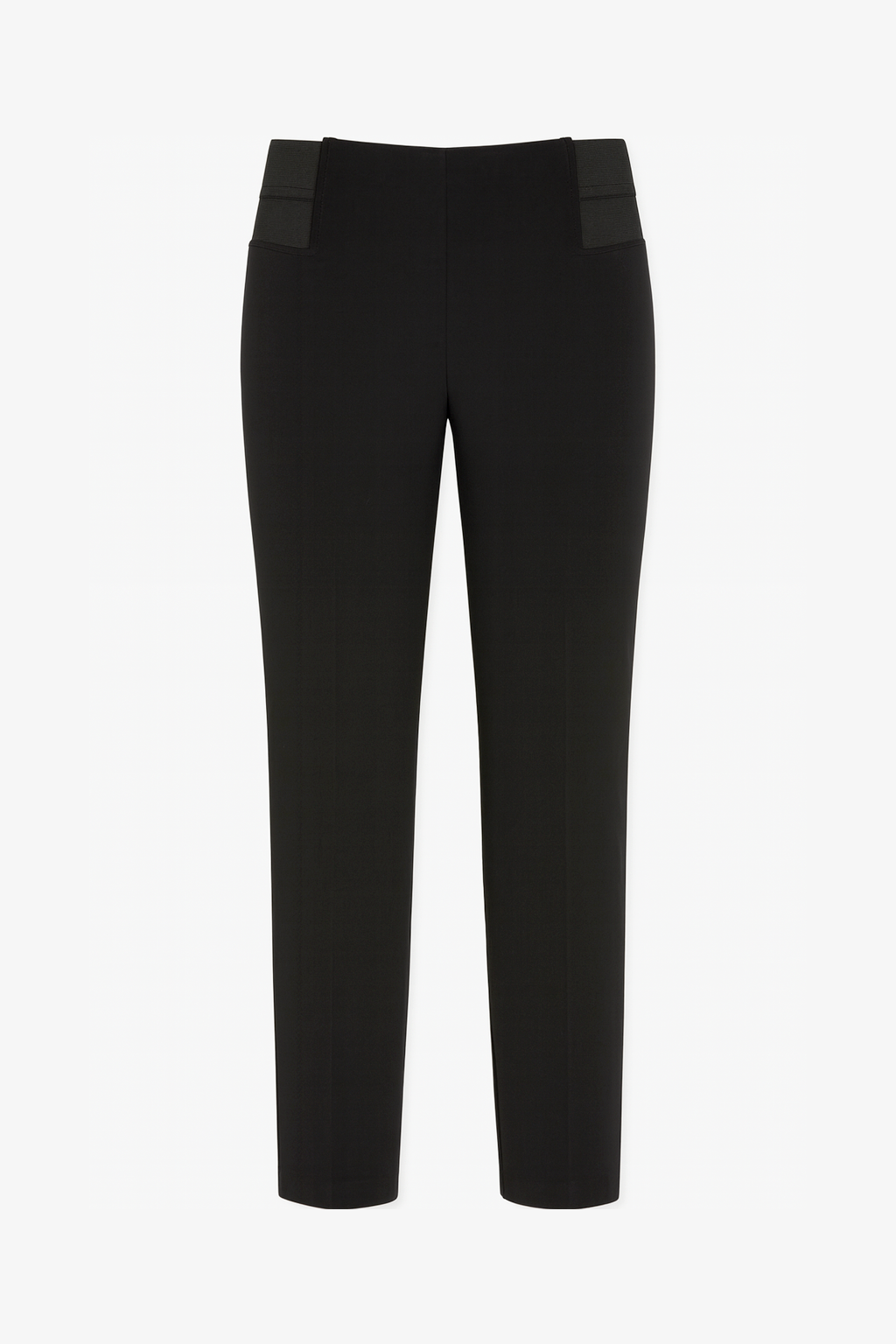 Straight leg elastic waist pant