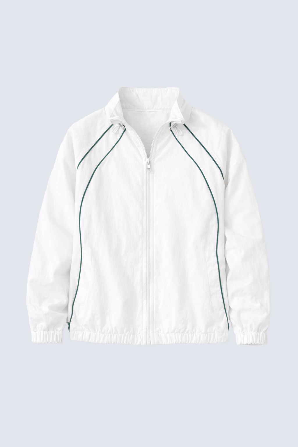 Classic nylon zip jacket