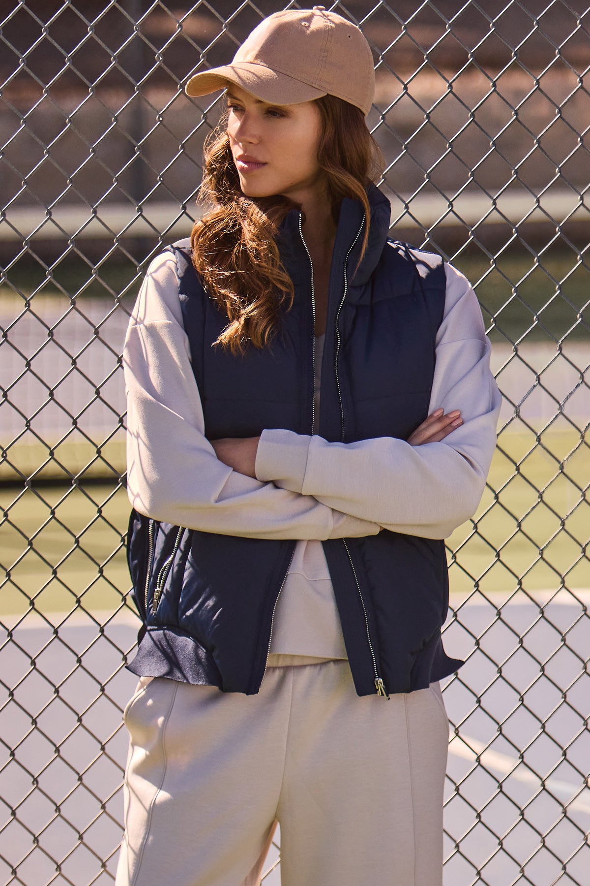 Quilted Zip Front Vest