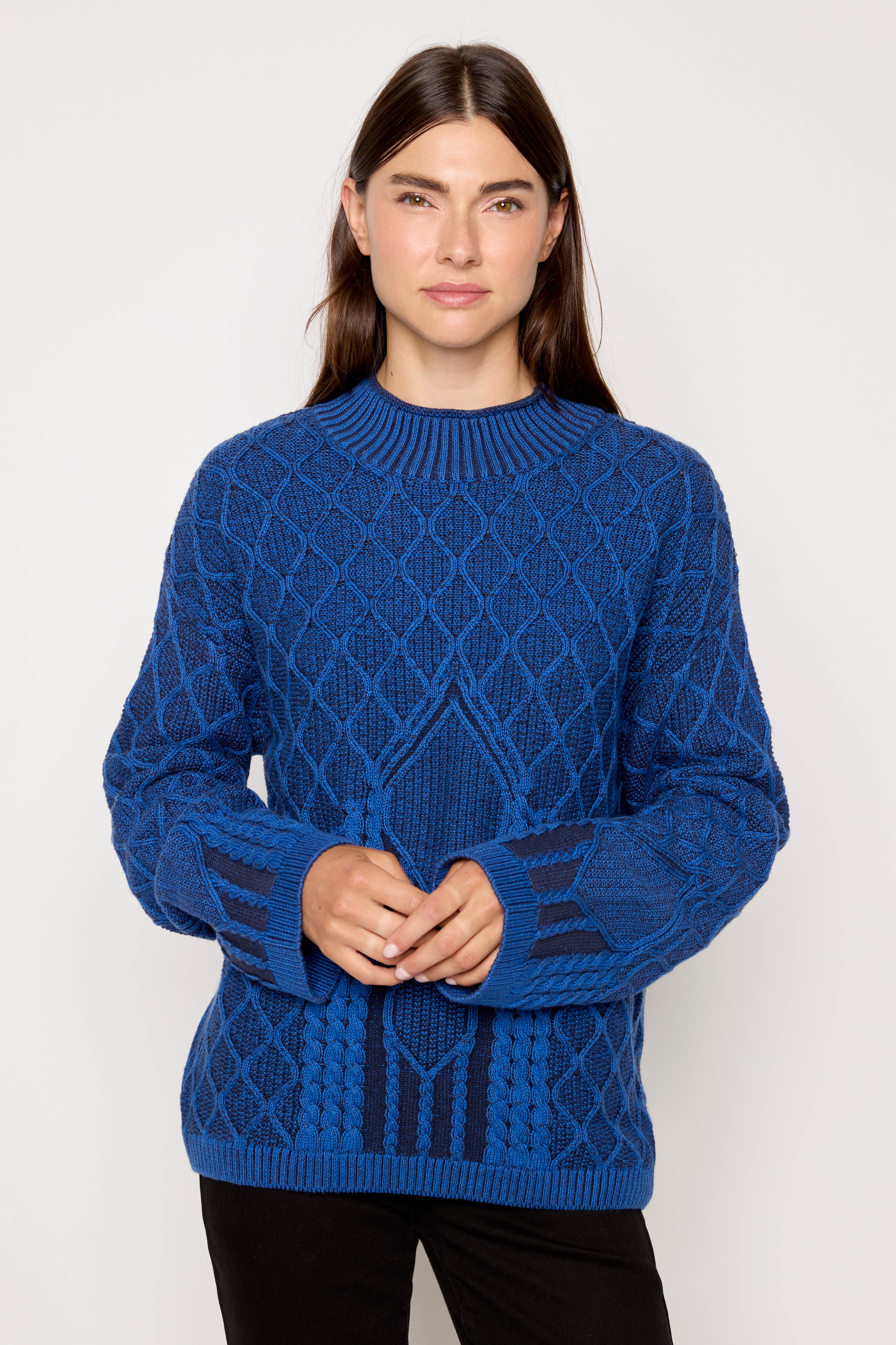 Two Tone Cotton Sweater