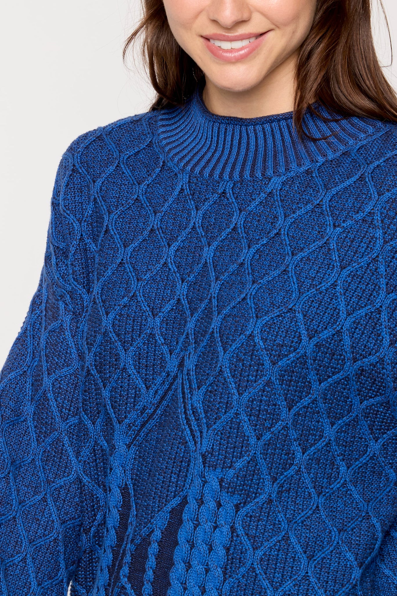 Two Tone Cotton Sweater