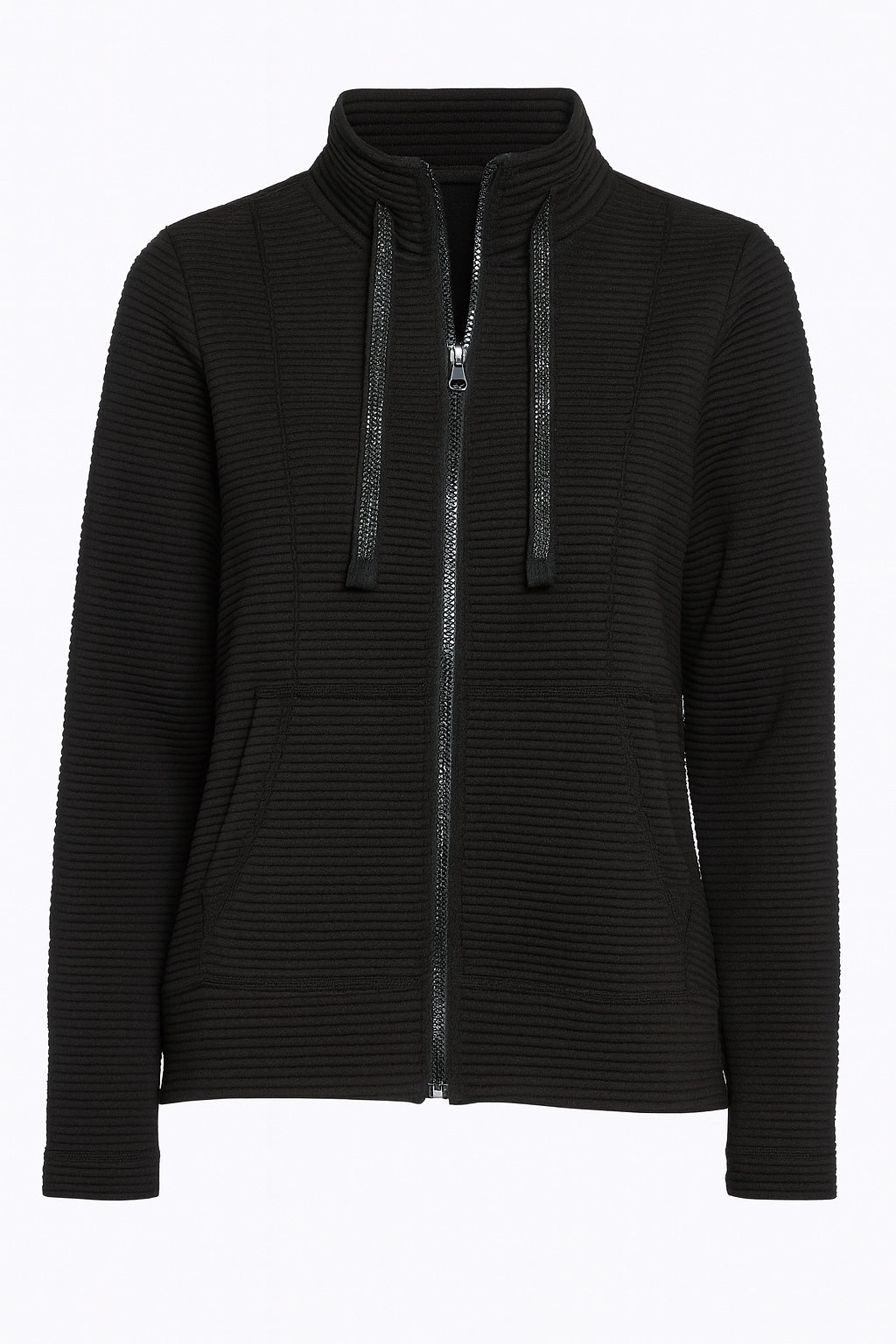 Ottoman knit jacket