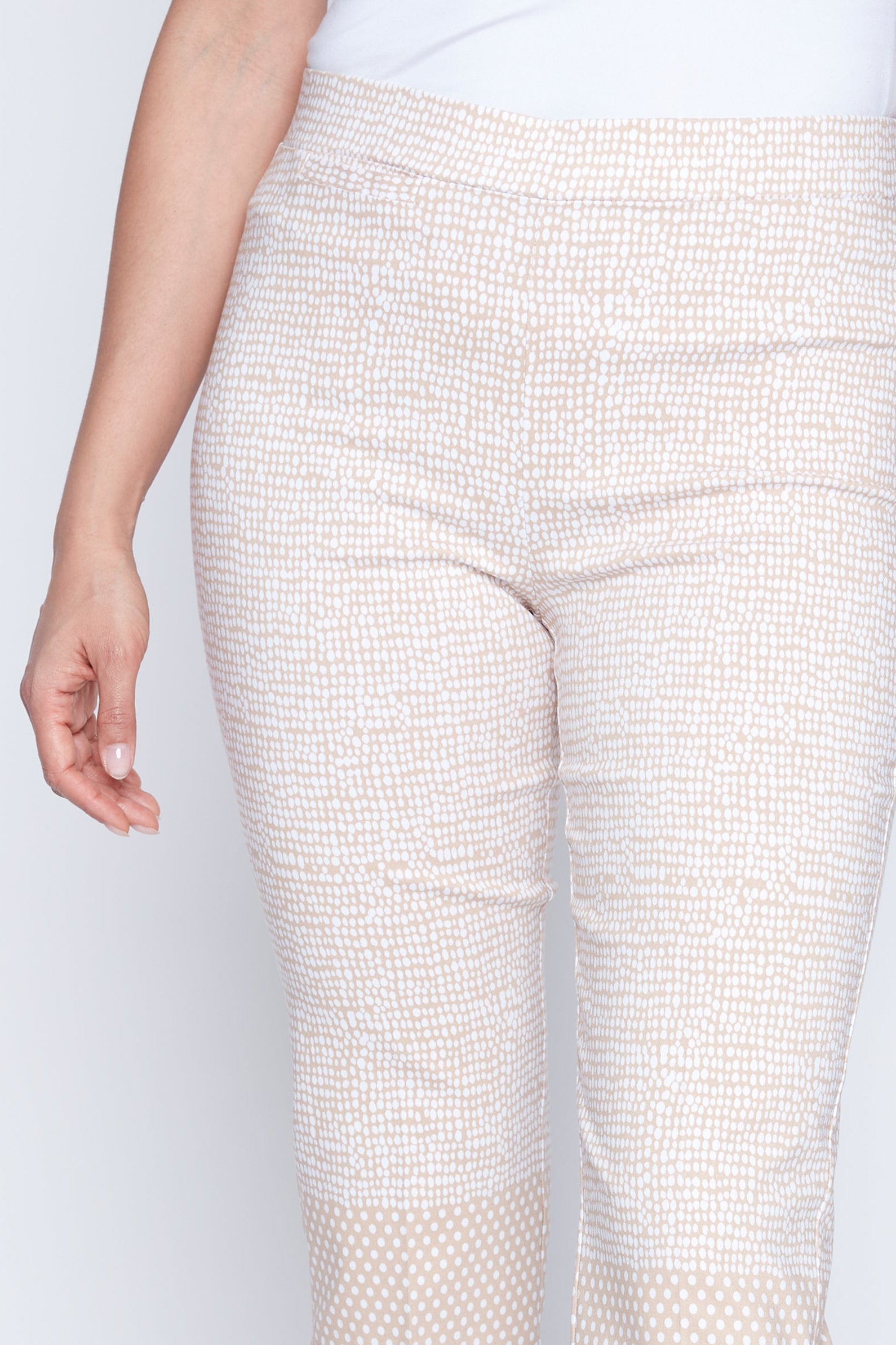 Le capri à imprimé bordé