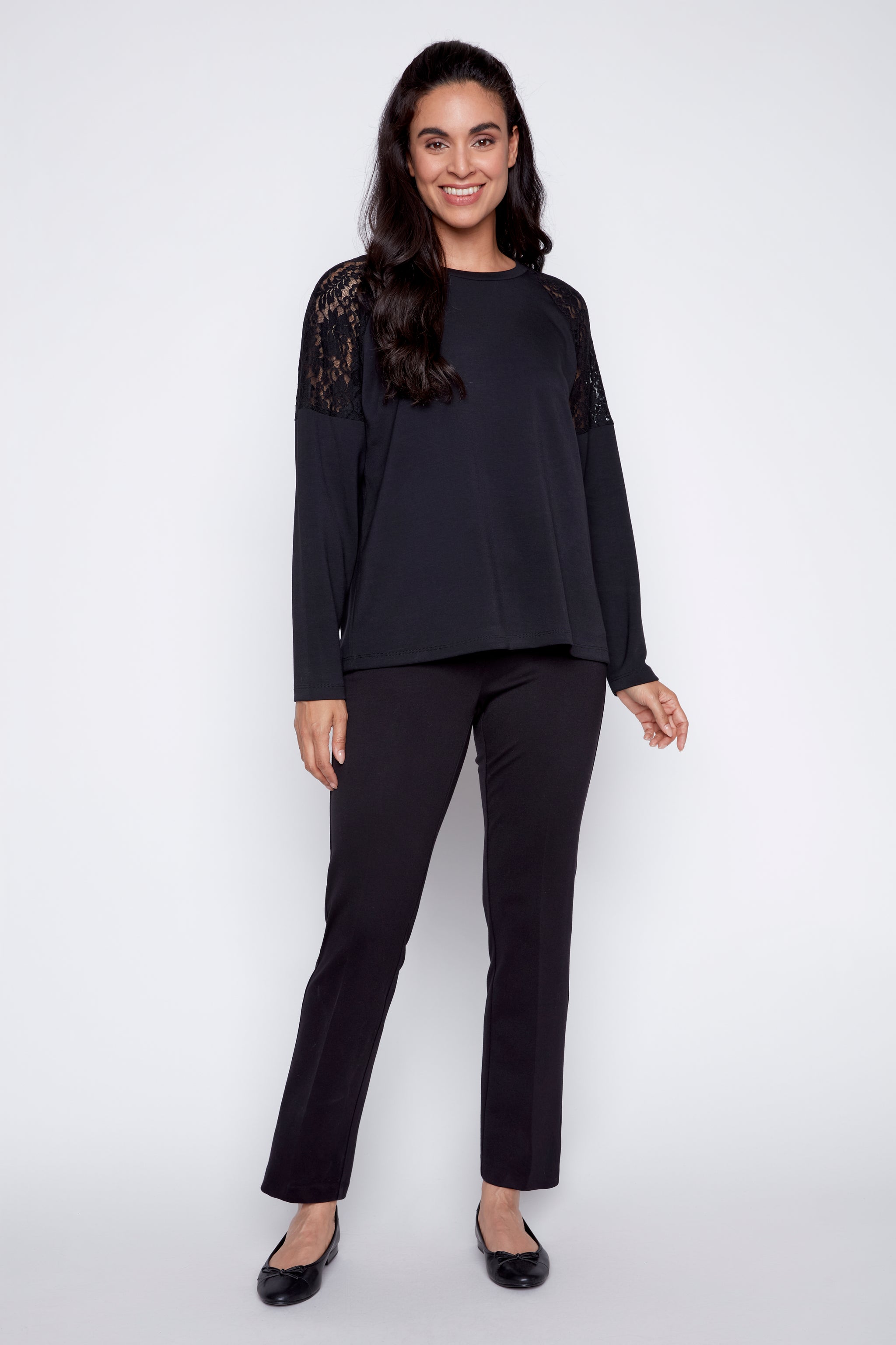 Lovely Lace Trim Top main image 1