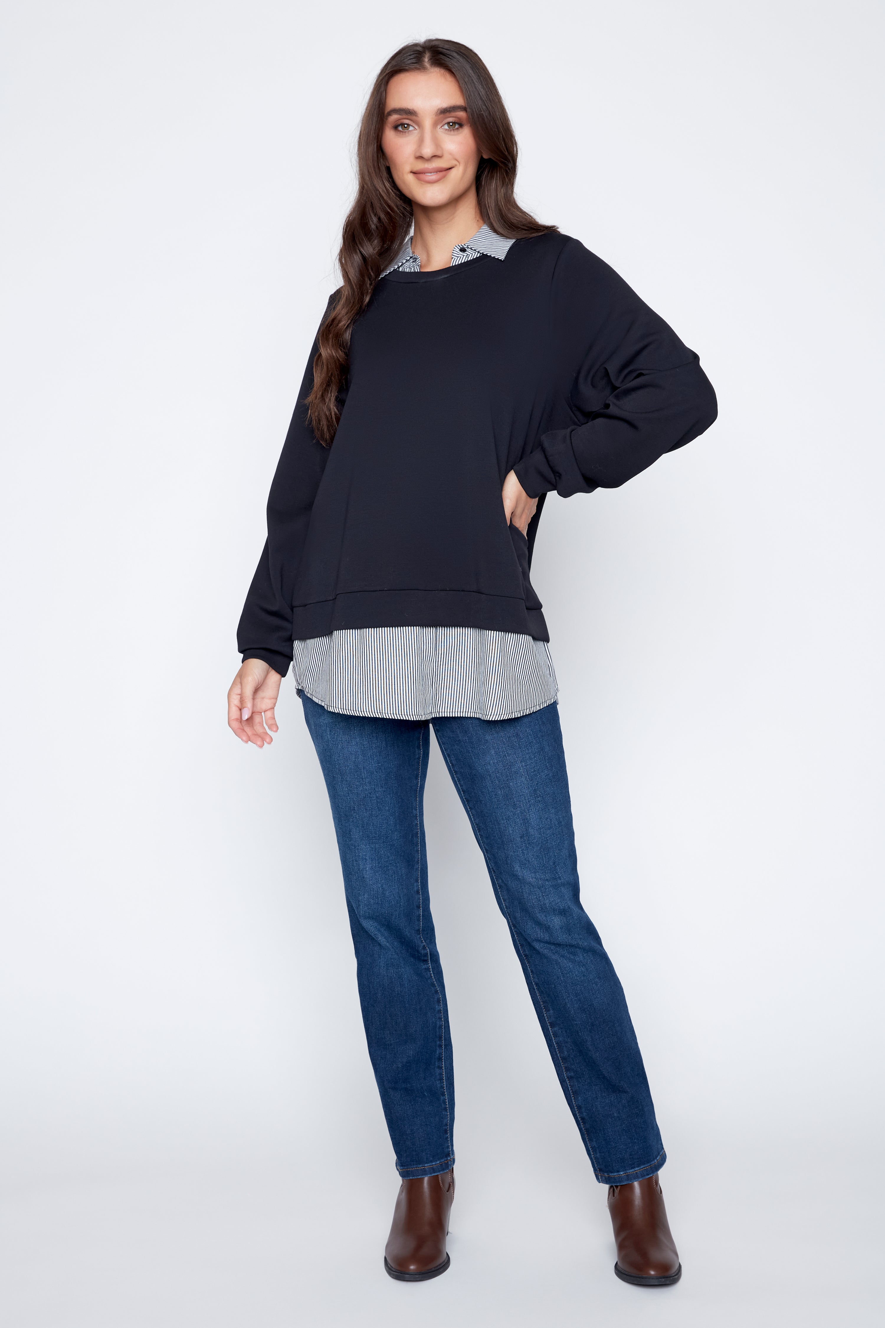 Le pull trompe-l'œil