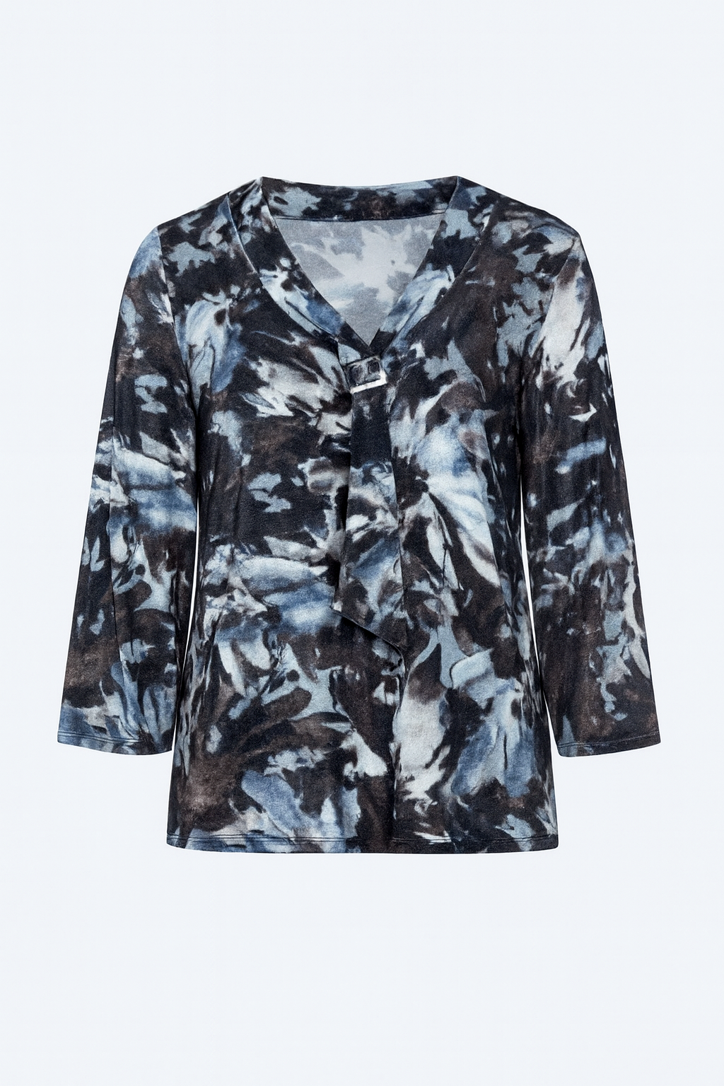 Le haut à paillettes à imprimé floral