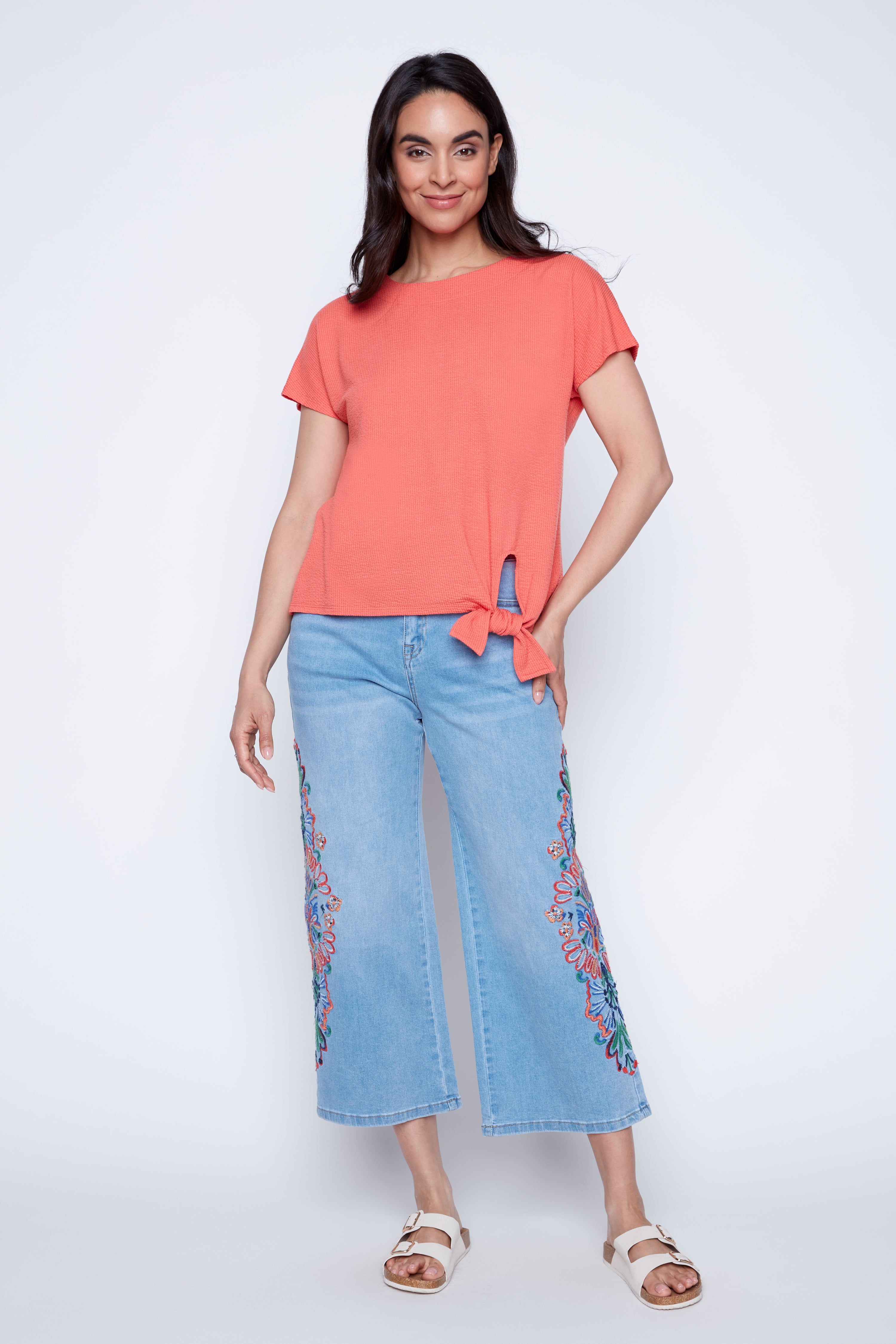 Solid knot front top