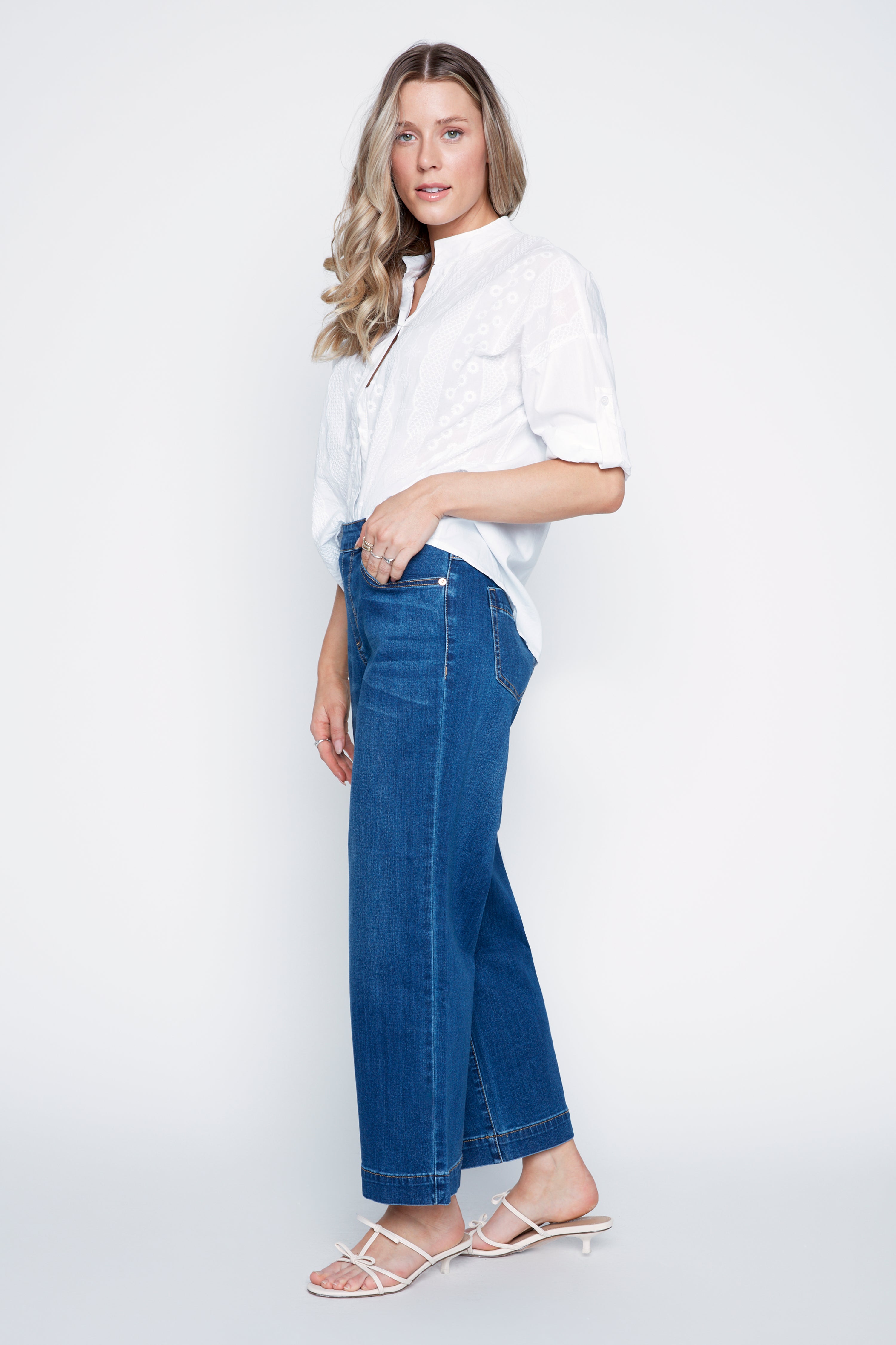 Audrey wide leg jean