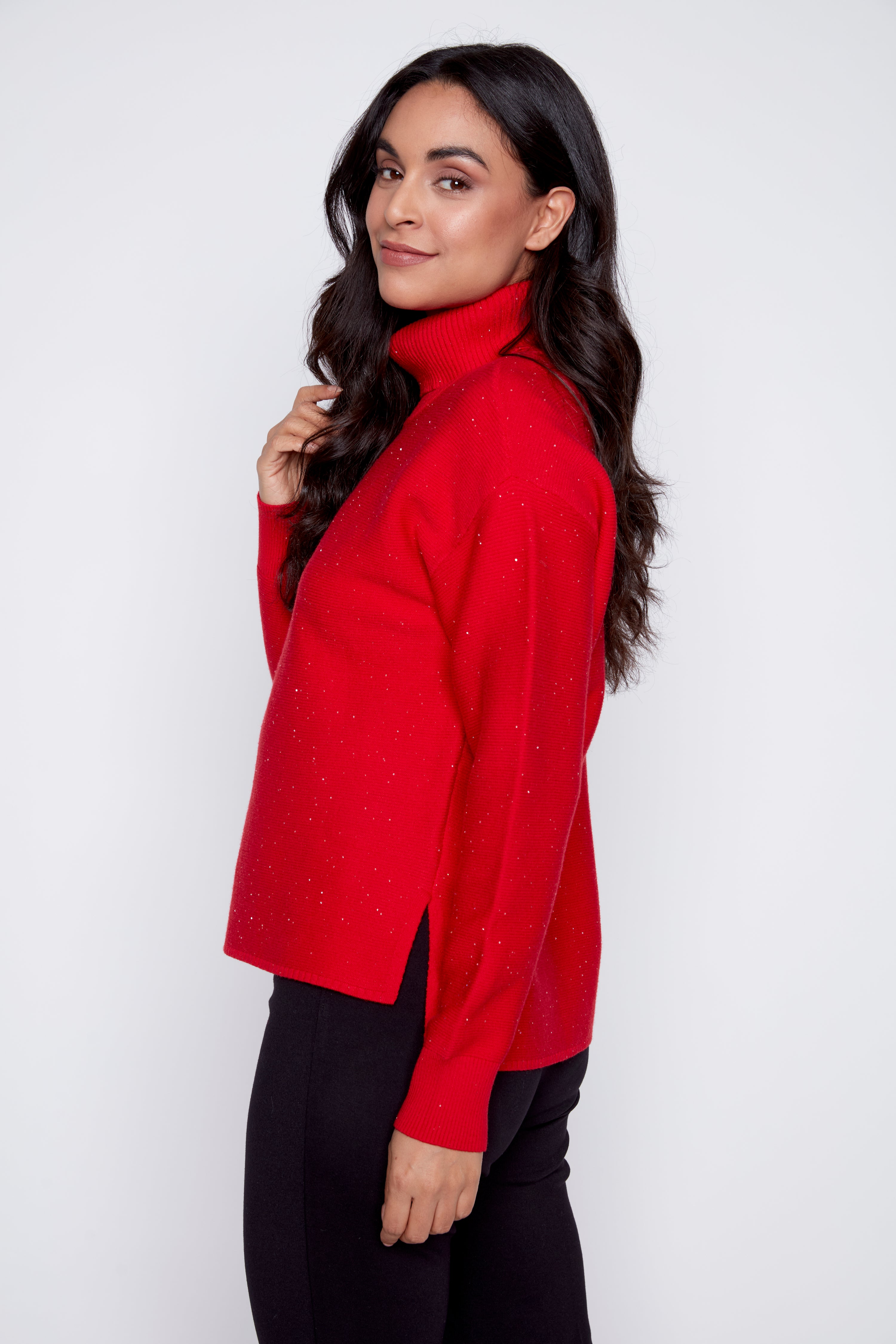 Sequin detail sweater