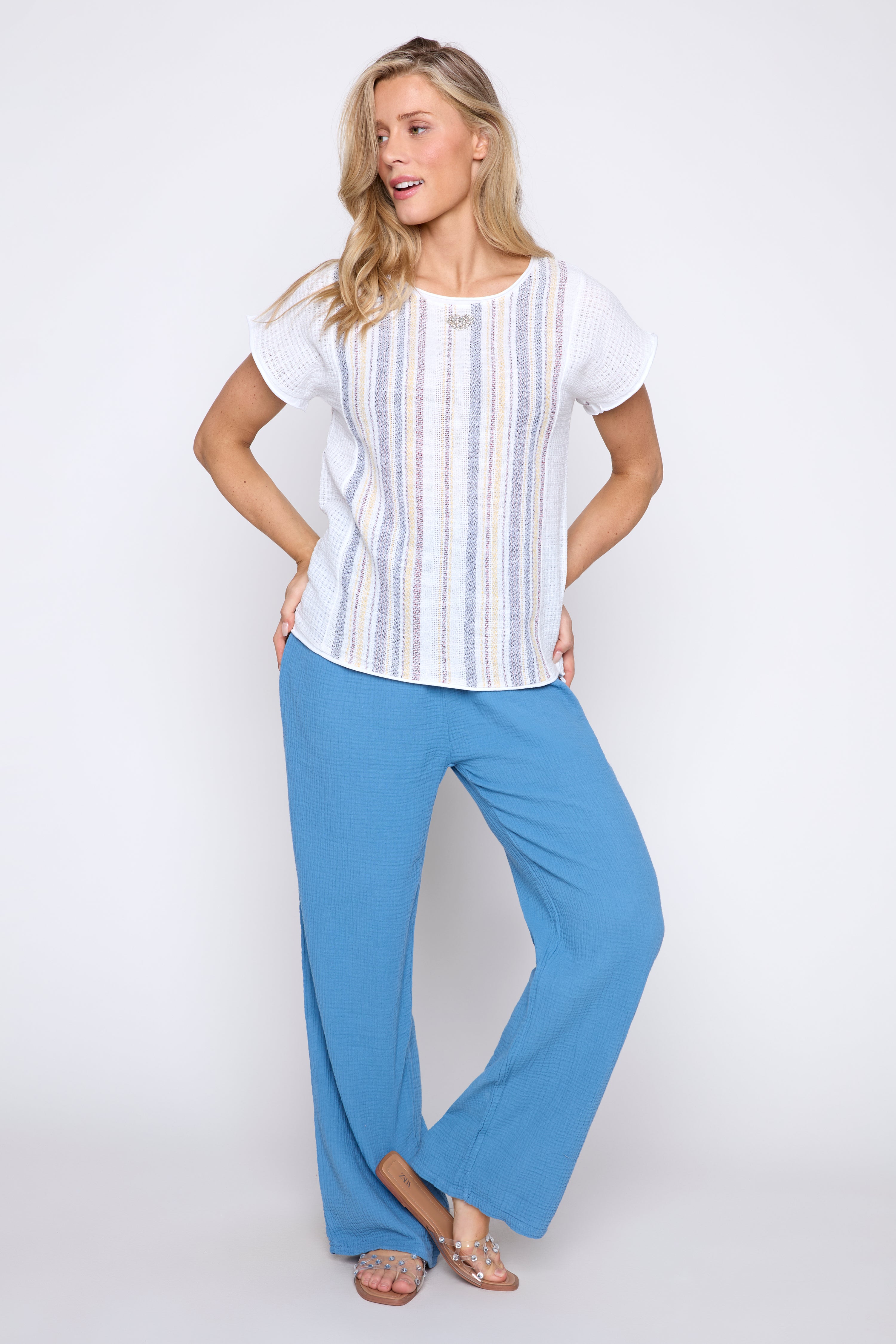 Stripe cotton top