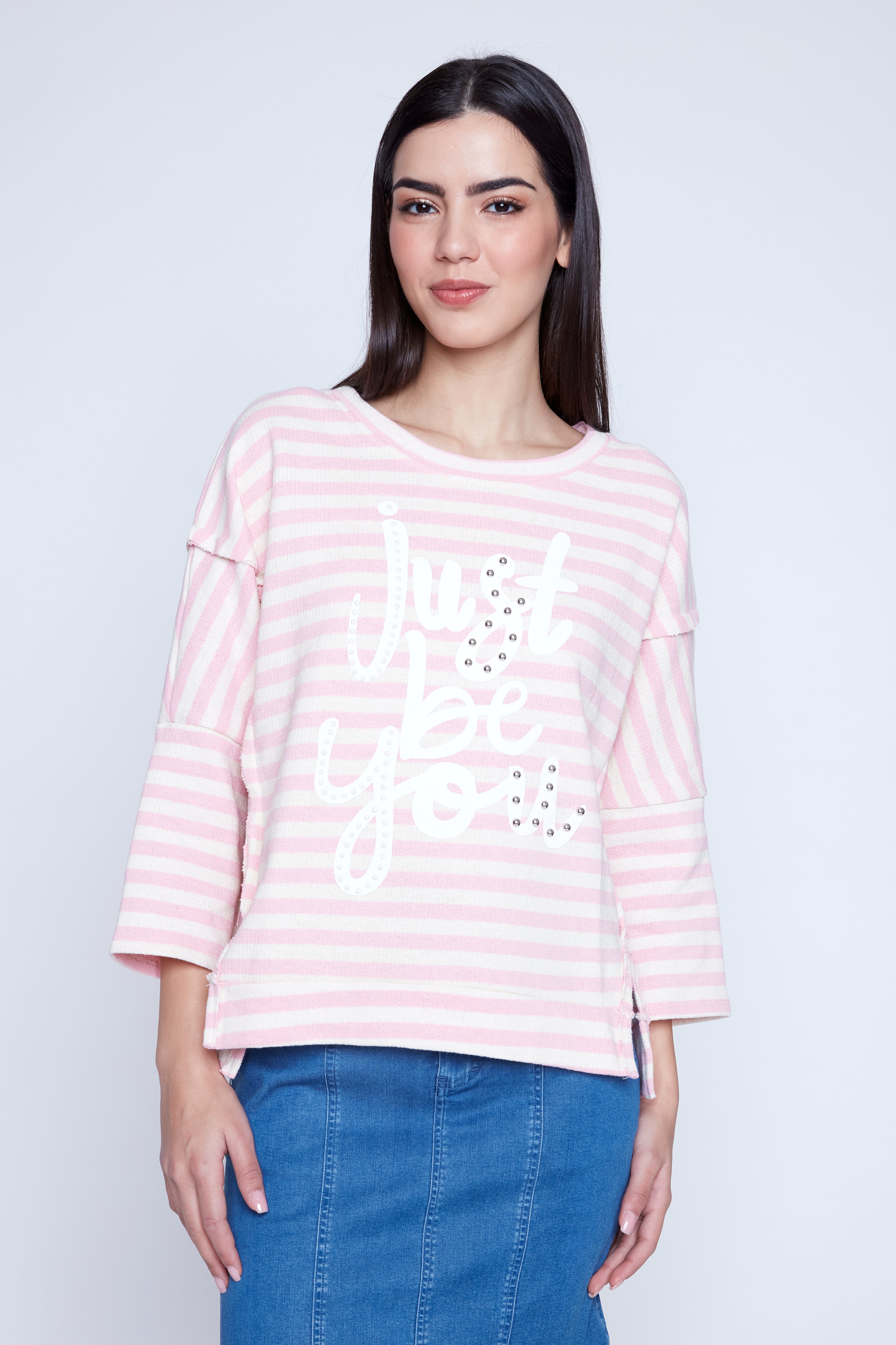 Just be you stripe top