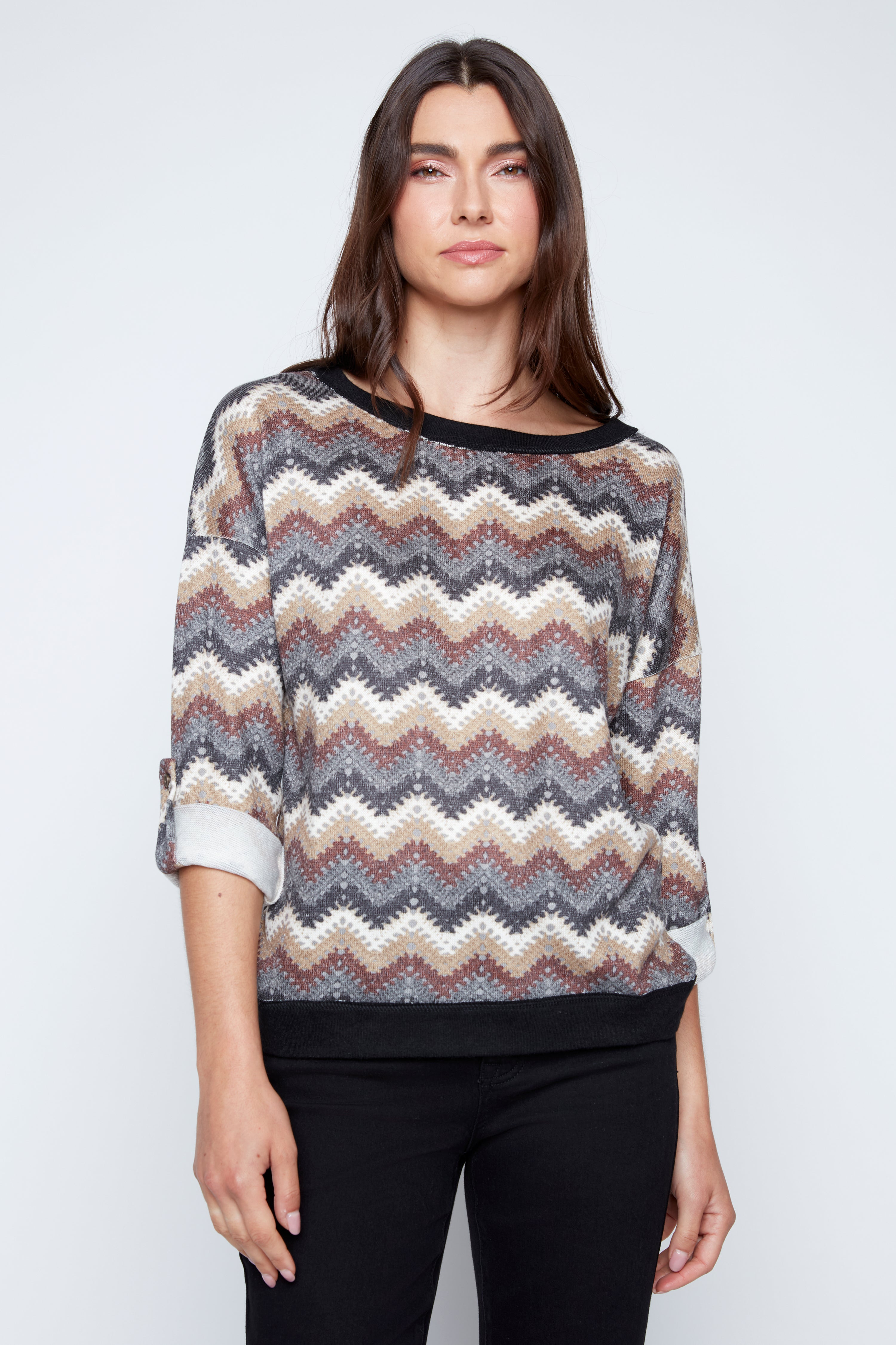 Missoni print top