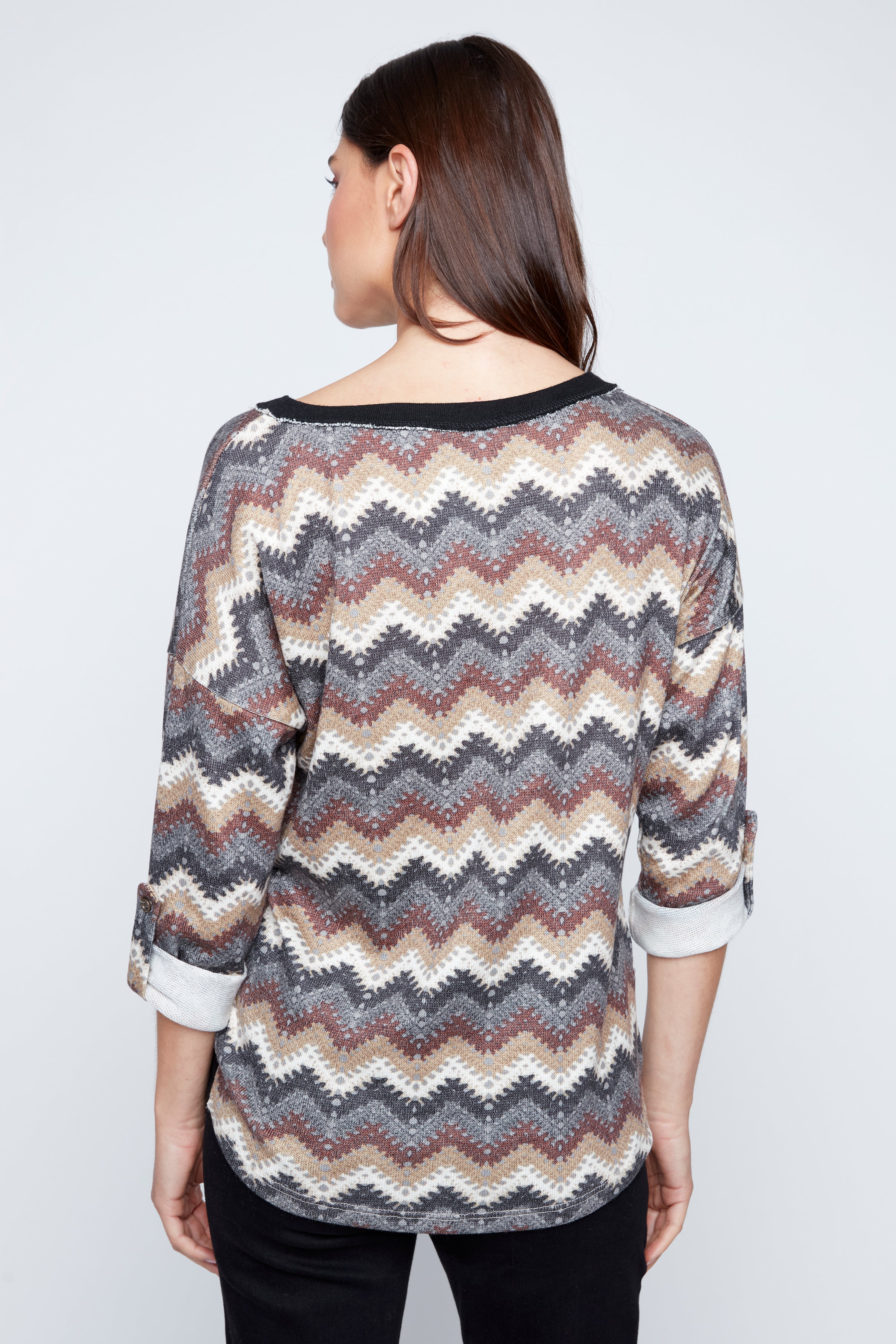 Missoni print top