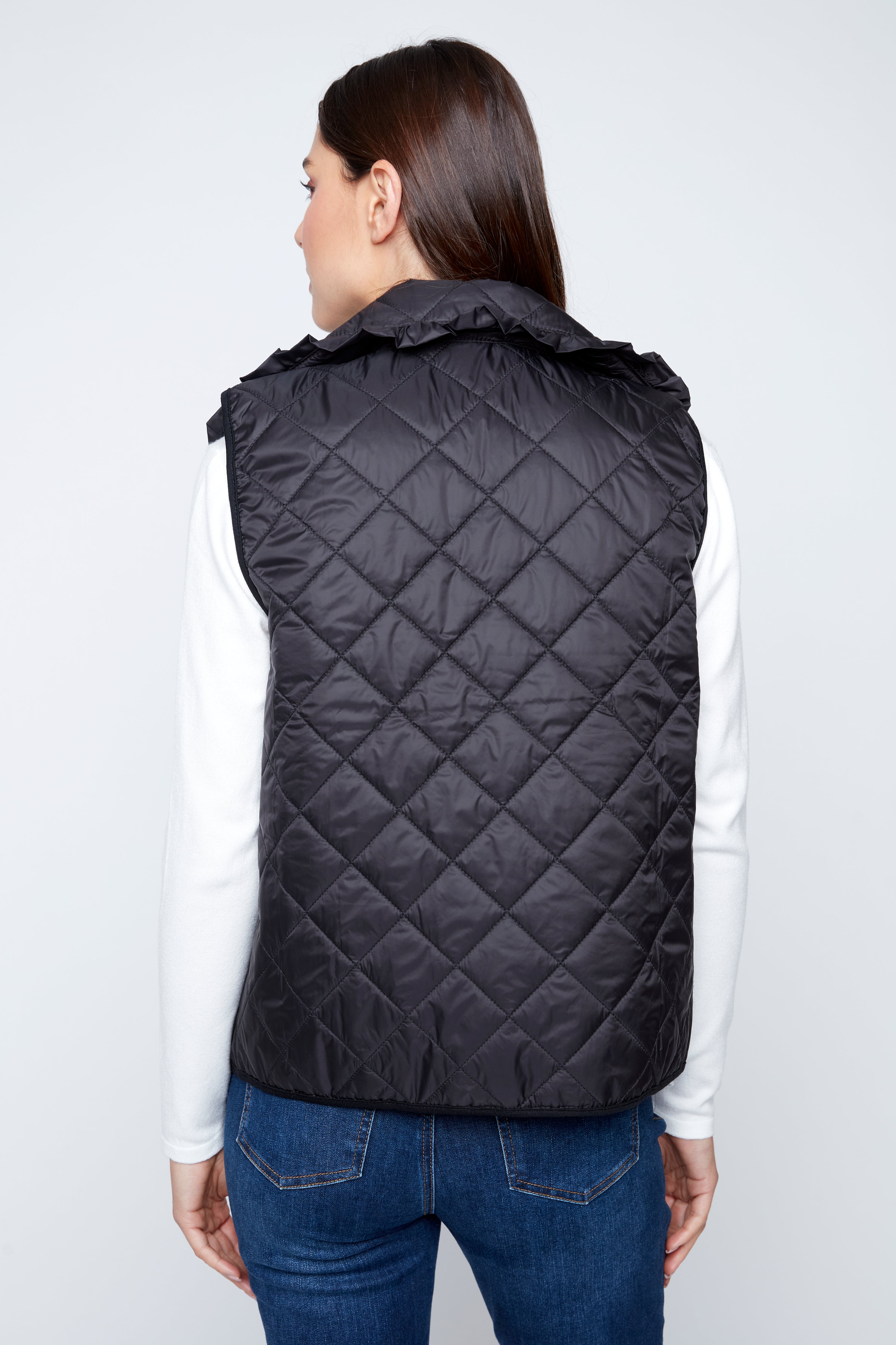 Diamond quilt vest