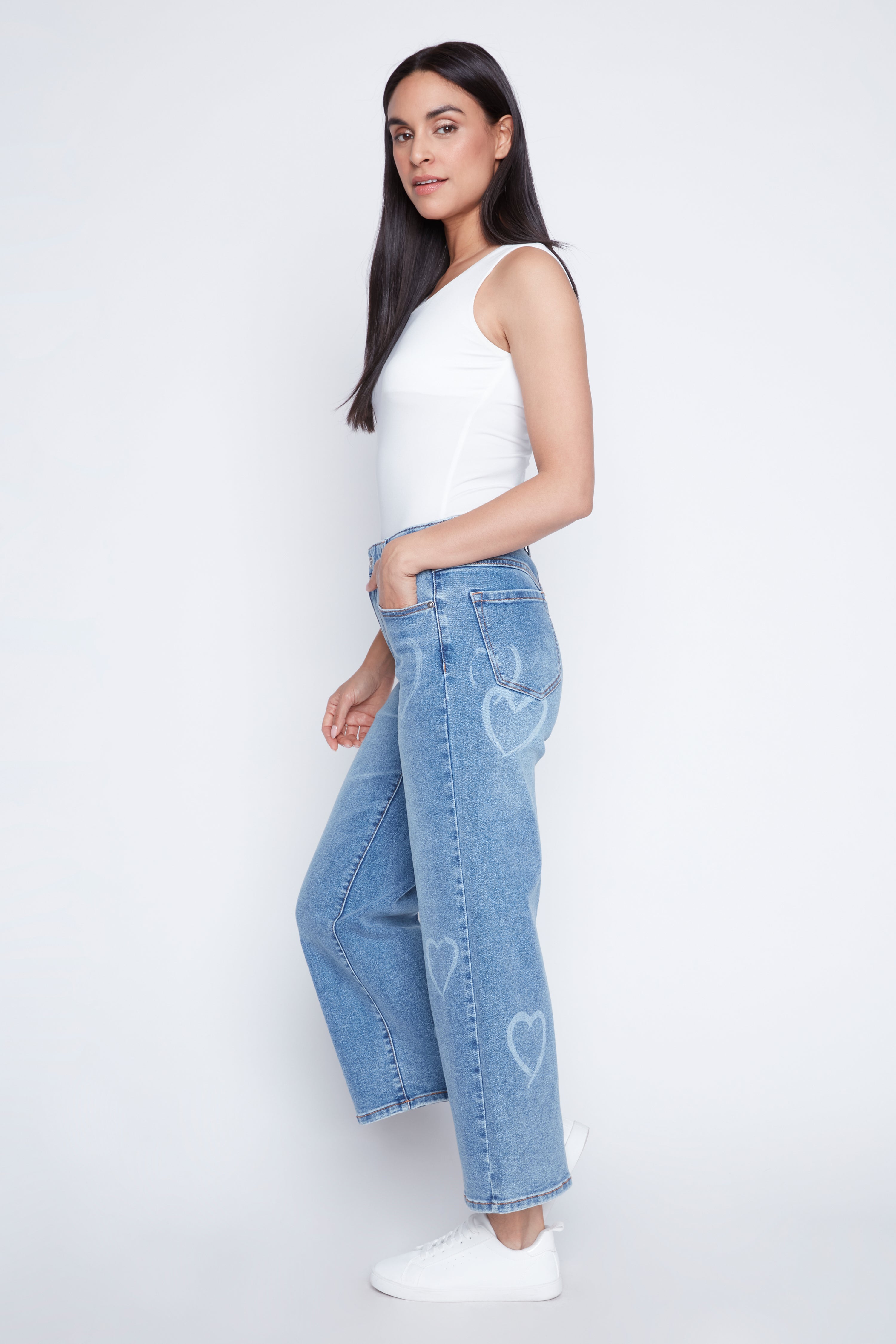 Sophia hearts design jean